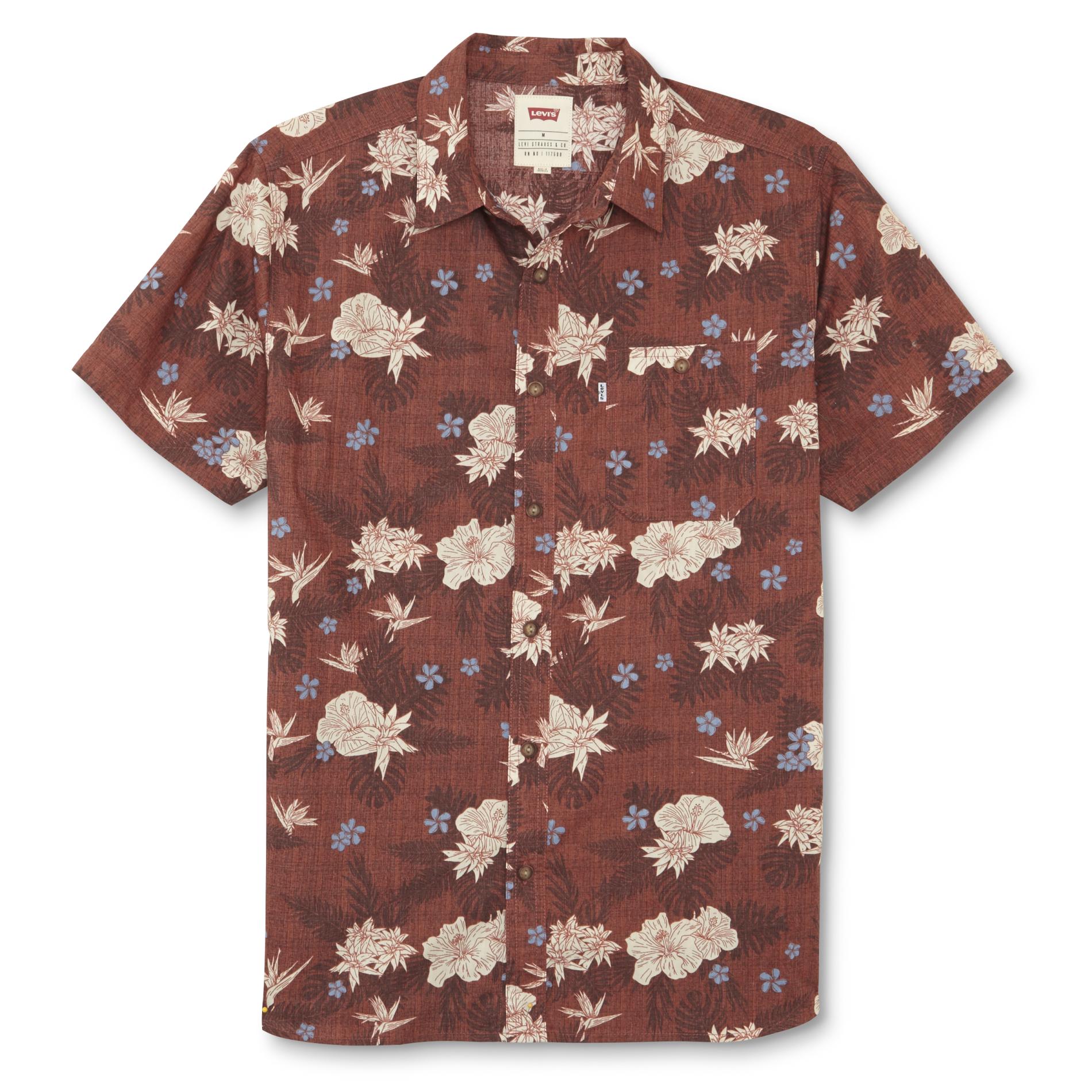 Levi's Men's Short-Sleeve Shirt - Floral Print