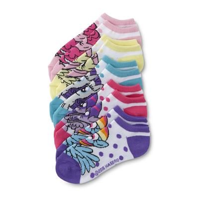 Hasbro My Little Pony Girl's 5-Pairs No-Show Socks