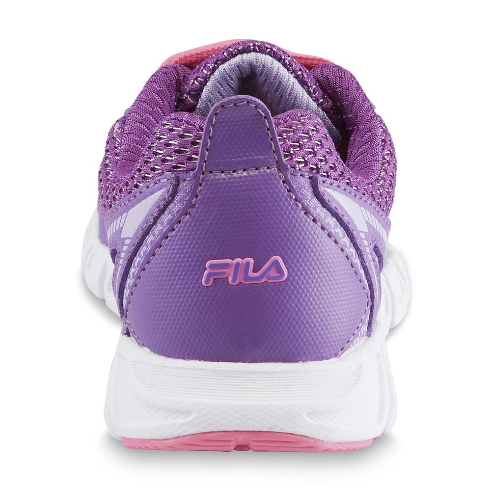 Fila Girl's Poseidon Lilac/Plum Running Shoe