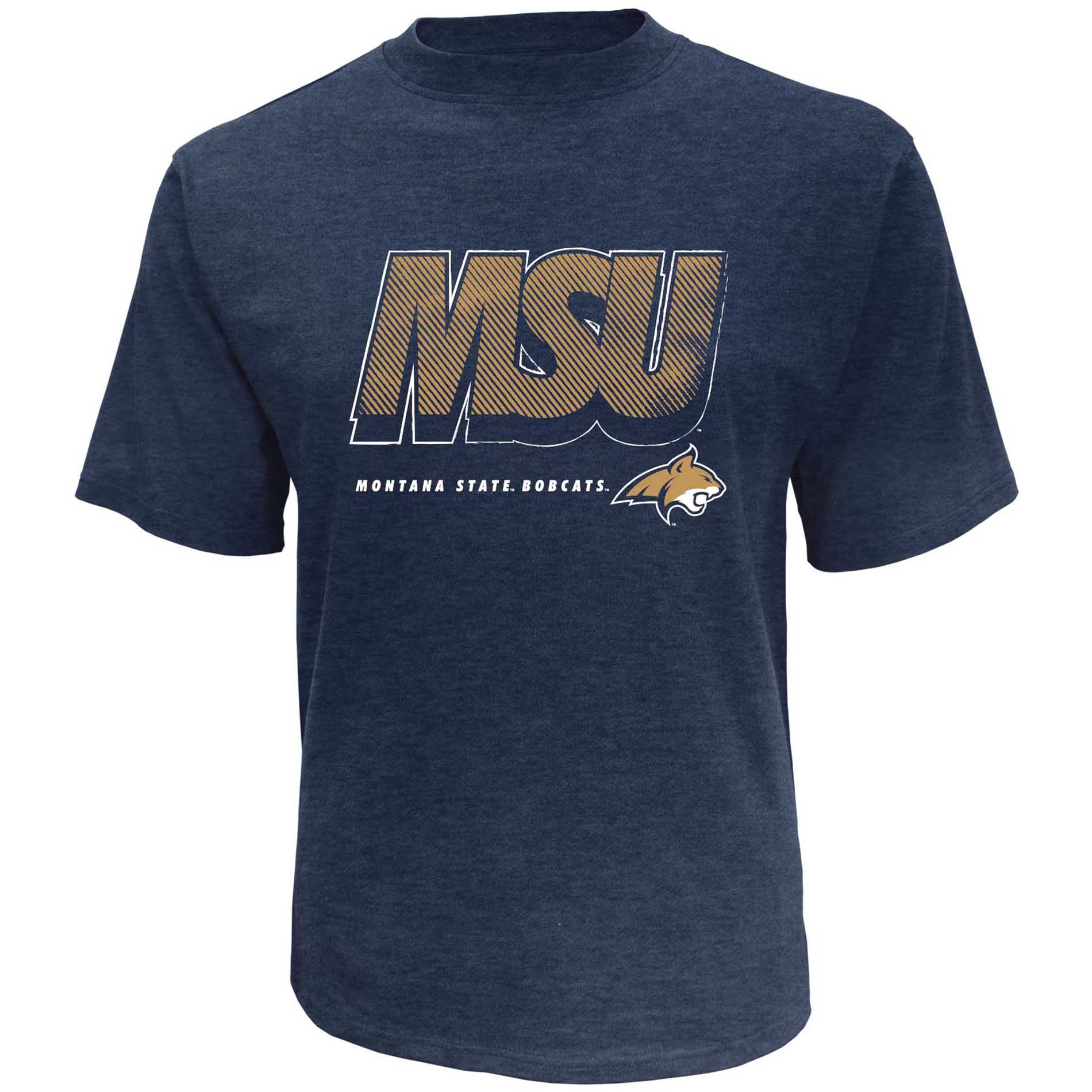 NCAA Mens' Montana State Bobcats Short Sleeve Print Tee