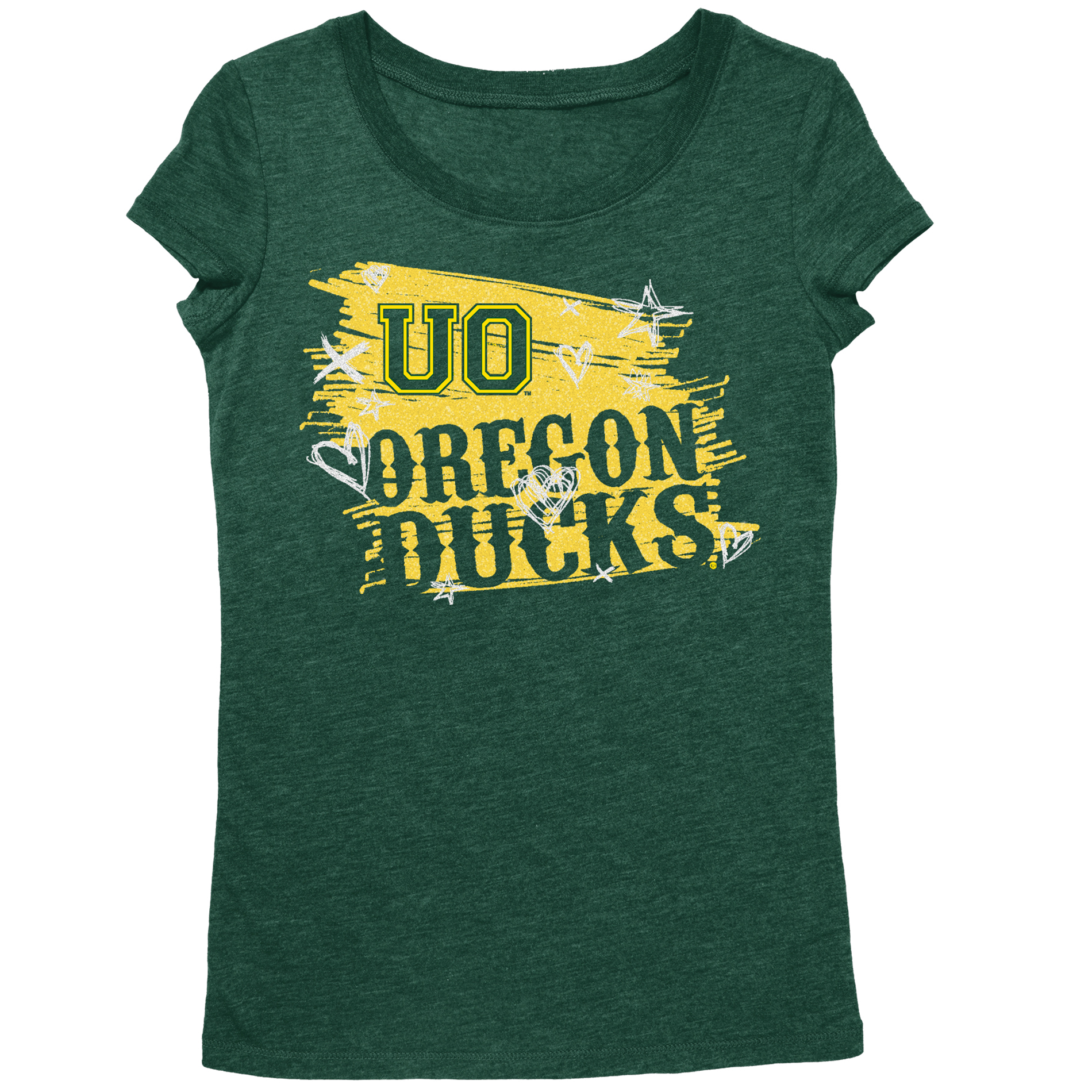 NCAA Girls' Oregon Ducks Scoop Neck Tee