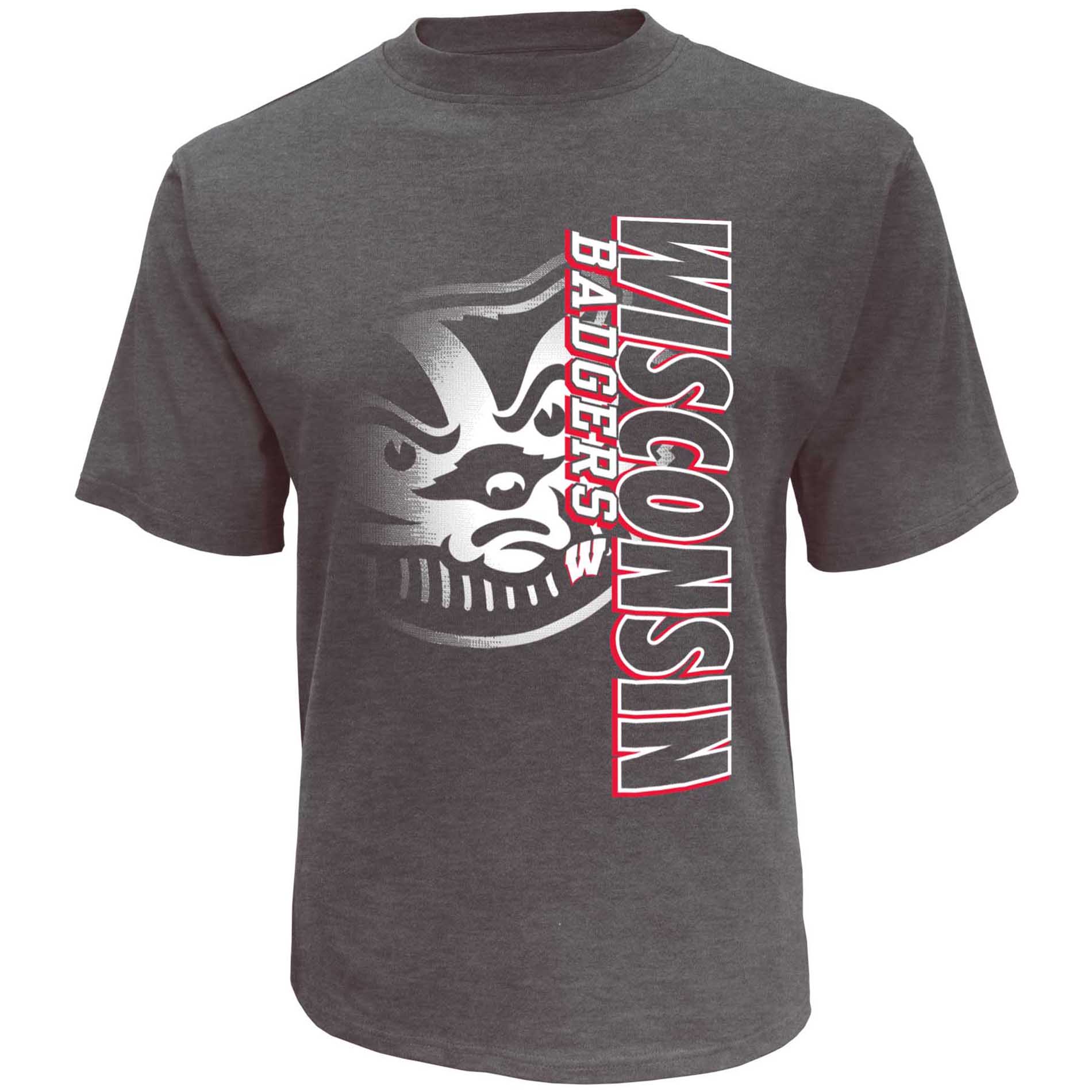 NCAA Men's Wisconsin Badgers Short Sleeve Print Tee