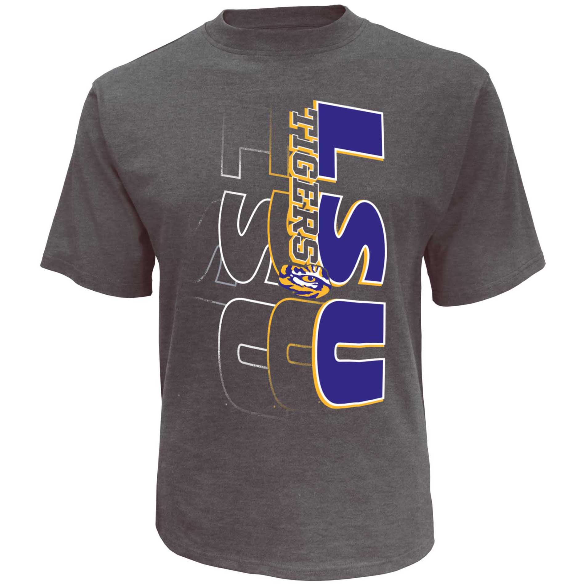 NCAA Mens' LSU Tigers Short Sleeve Print Tee