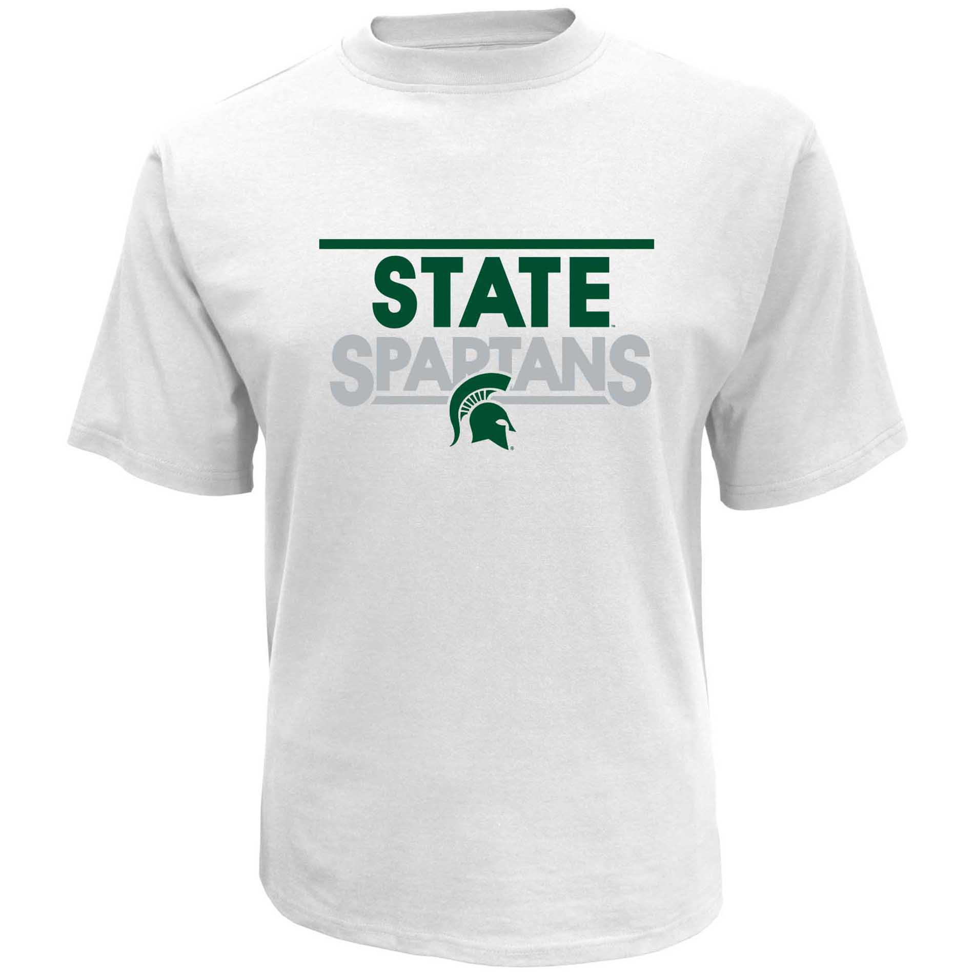 petite NCAA Men's Michigan State Spartans Short Sleeve Print Tee, Size: XL petite NCAA Men's Michigan State Spartans Short Sleeve Print Tee, Size: XL