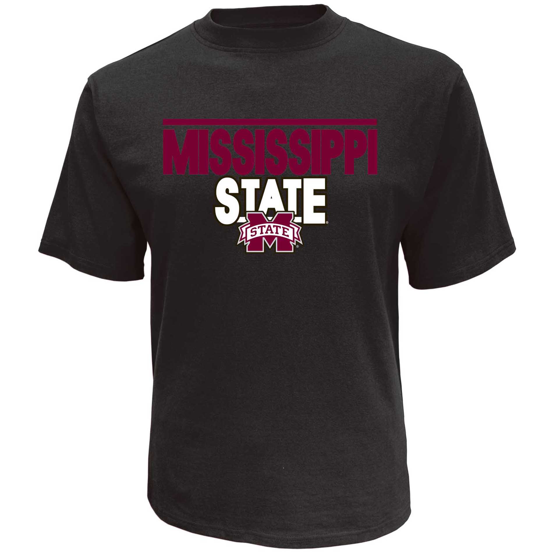 petite NCAA Mens' Mississippi State Bulldogs Short Sleeve Print Tee, Size: XL petite NCAA Mens' Mississippi State Bulldogs Short Sleeve Print Tee, Size: XL