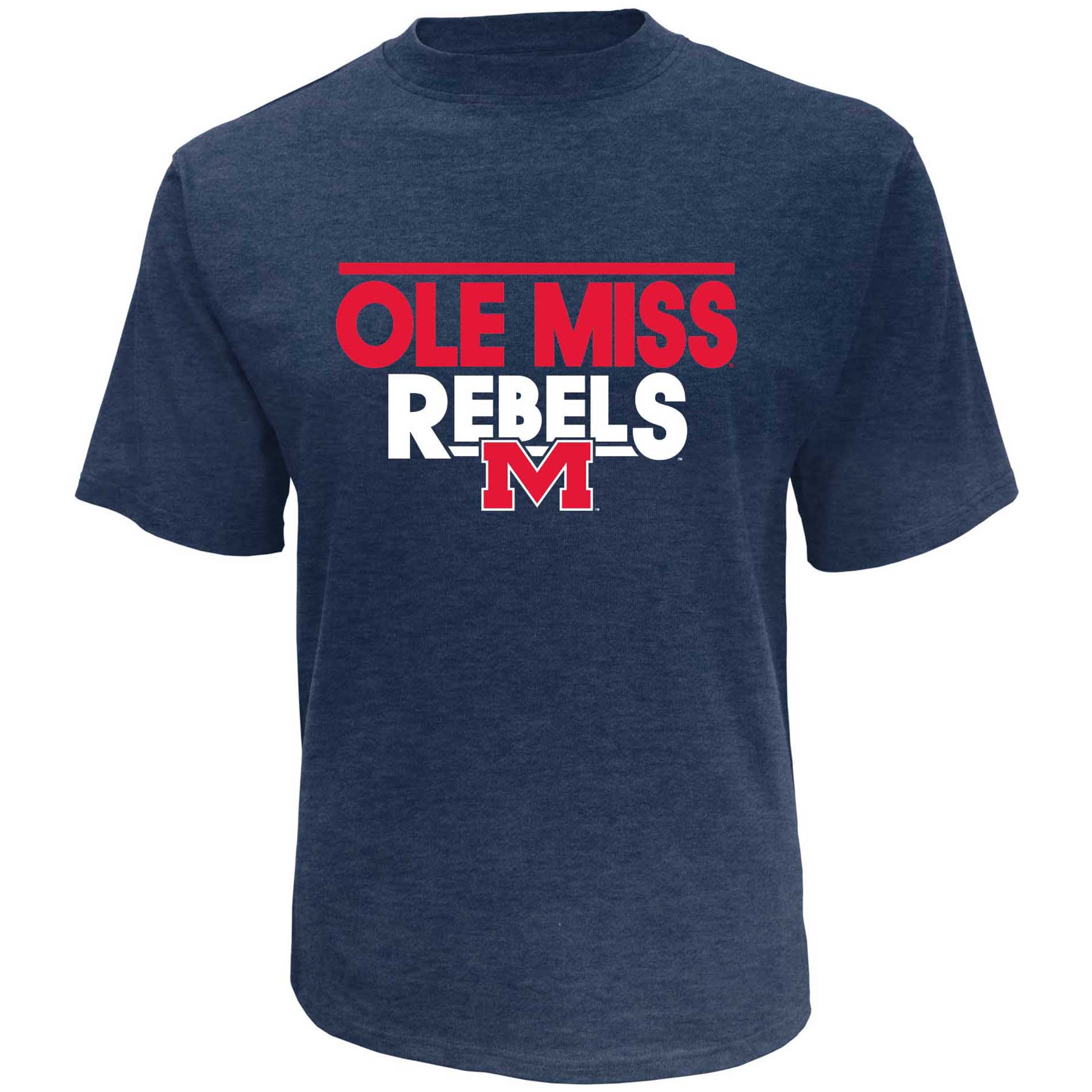 NCAA Mens' Ole Miss Rebels Short Sleeve Print Tee