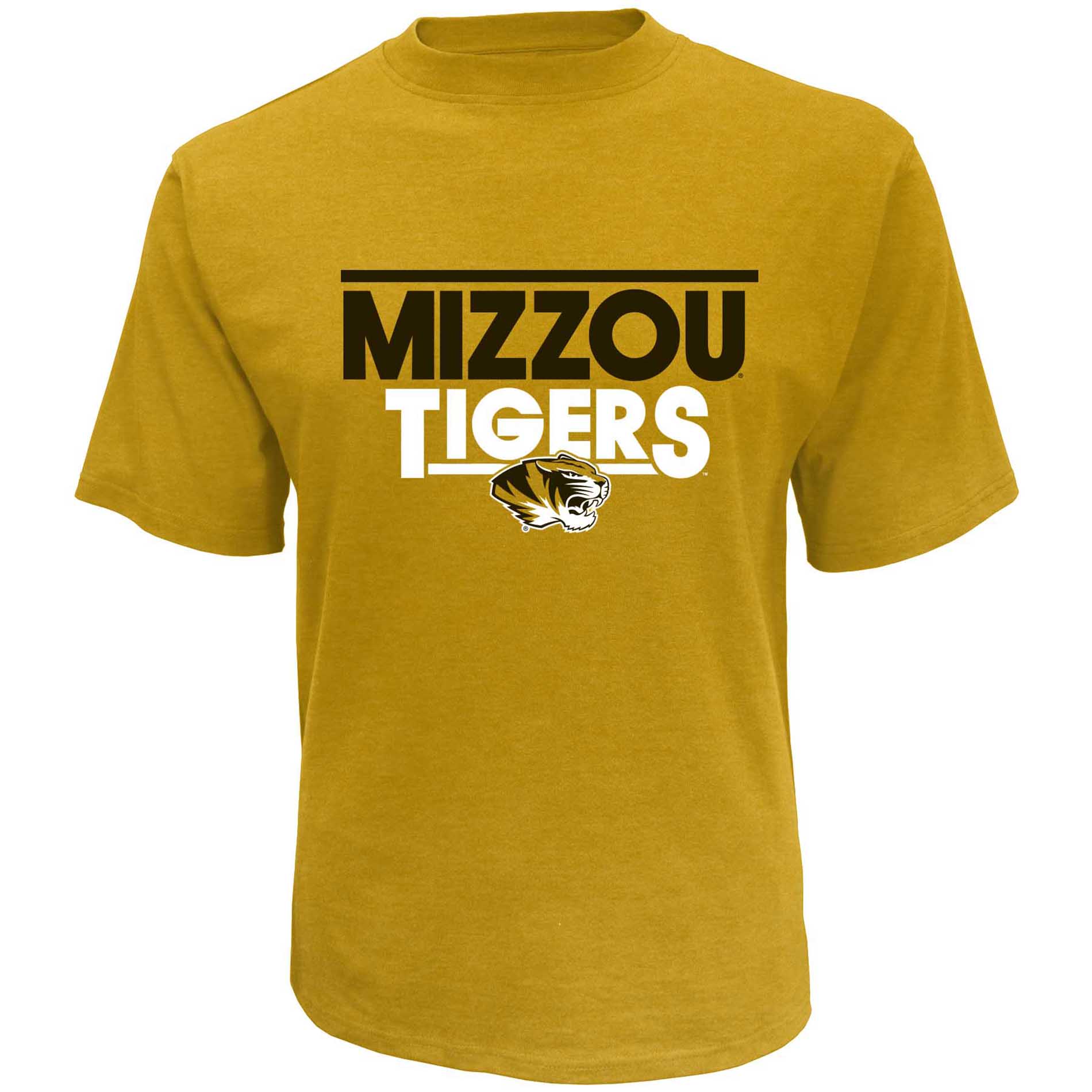 petite NCAA Mens' Missouri Tigers Short Sleeve Print Tee, Size: XXL petite NCAA Mens' Missouri Tigers Short Sleeve Print Tee, Size: XXL