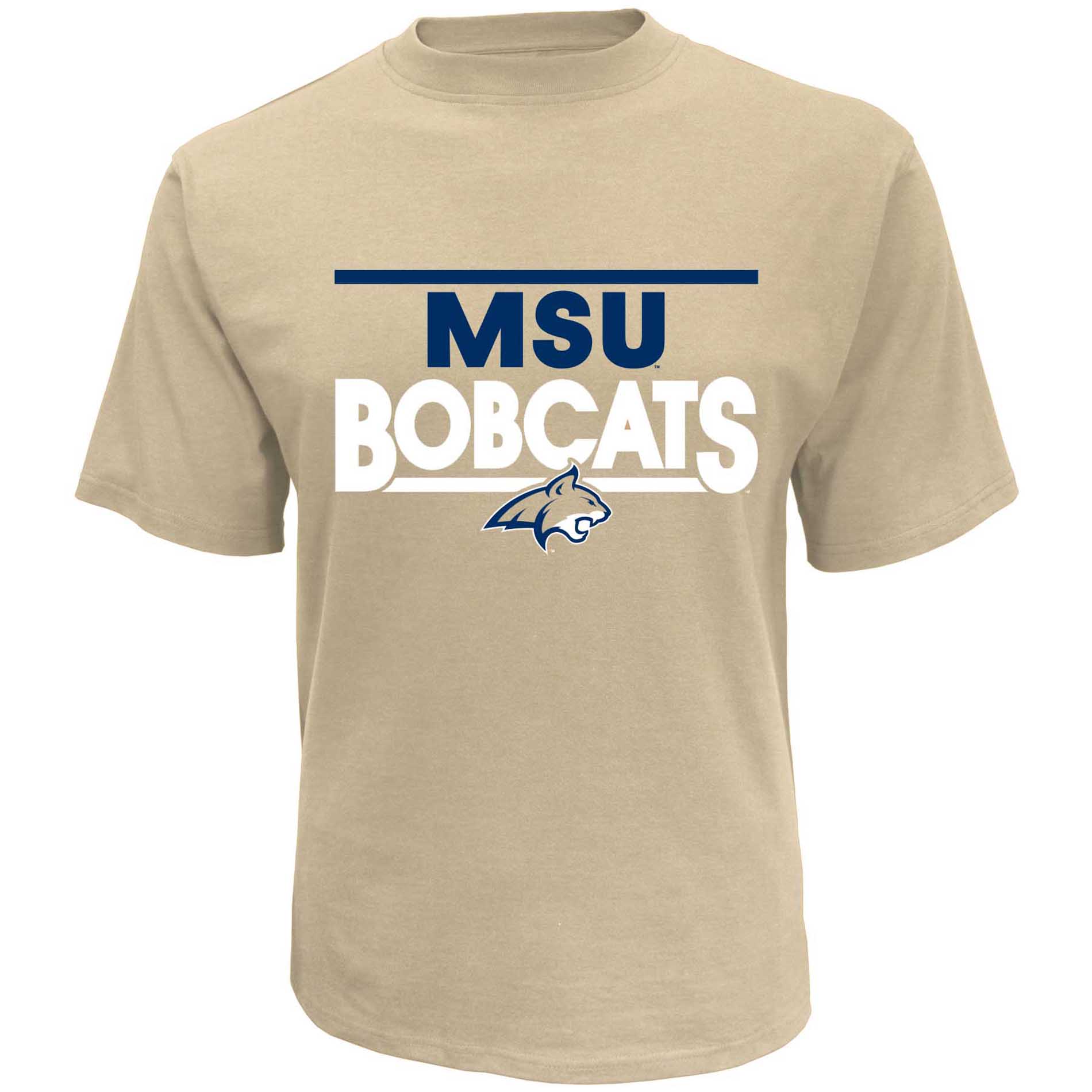 petite NCAA Mens' Montana State Bobcats Short Sleeve Print Tee, Size: XL petite NCAA Mens' Montana State Bobcats Short Sleeve Print Tee, Size: XL