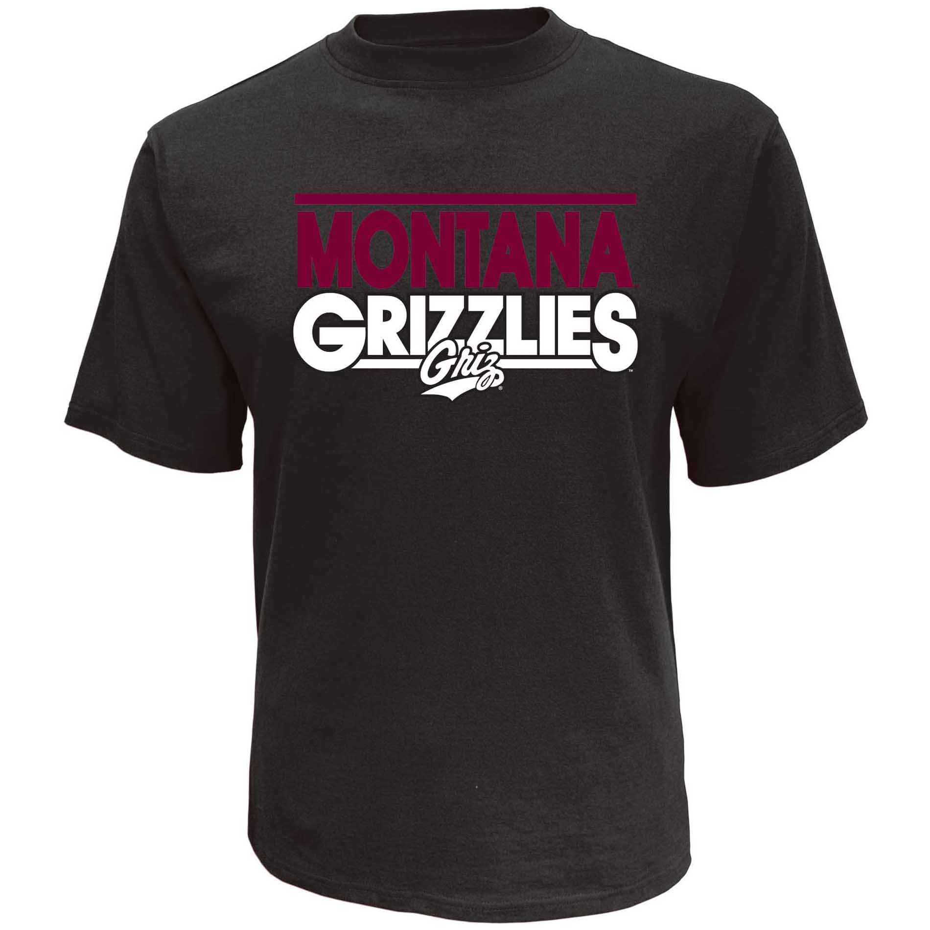 petite NCAA Mens' Montana Grizzlies Short Sleeve Print Tee, Size: XL petite NCAA Mens' Montana Grizzlies Short Sleeve Print Tee, Size: XL