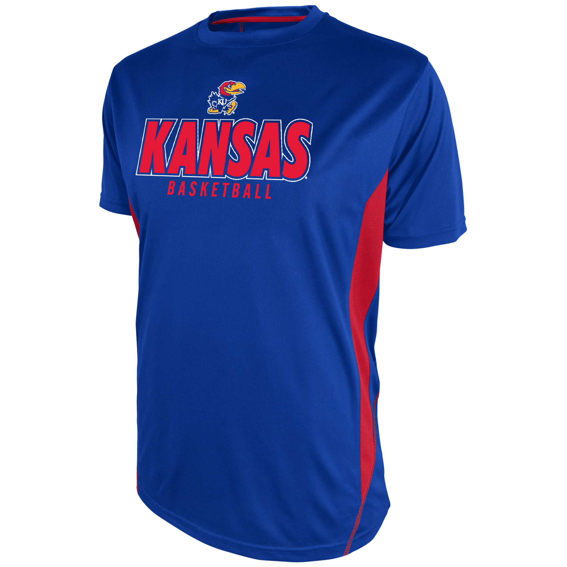 NCAA Mens' Kansas Jayhawks Short Sleeve Athletic Tee
