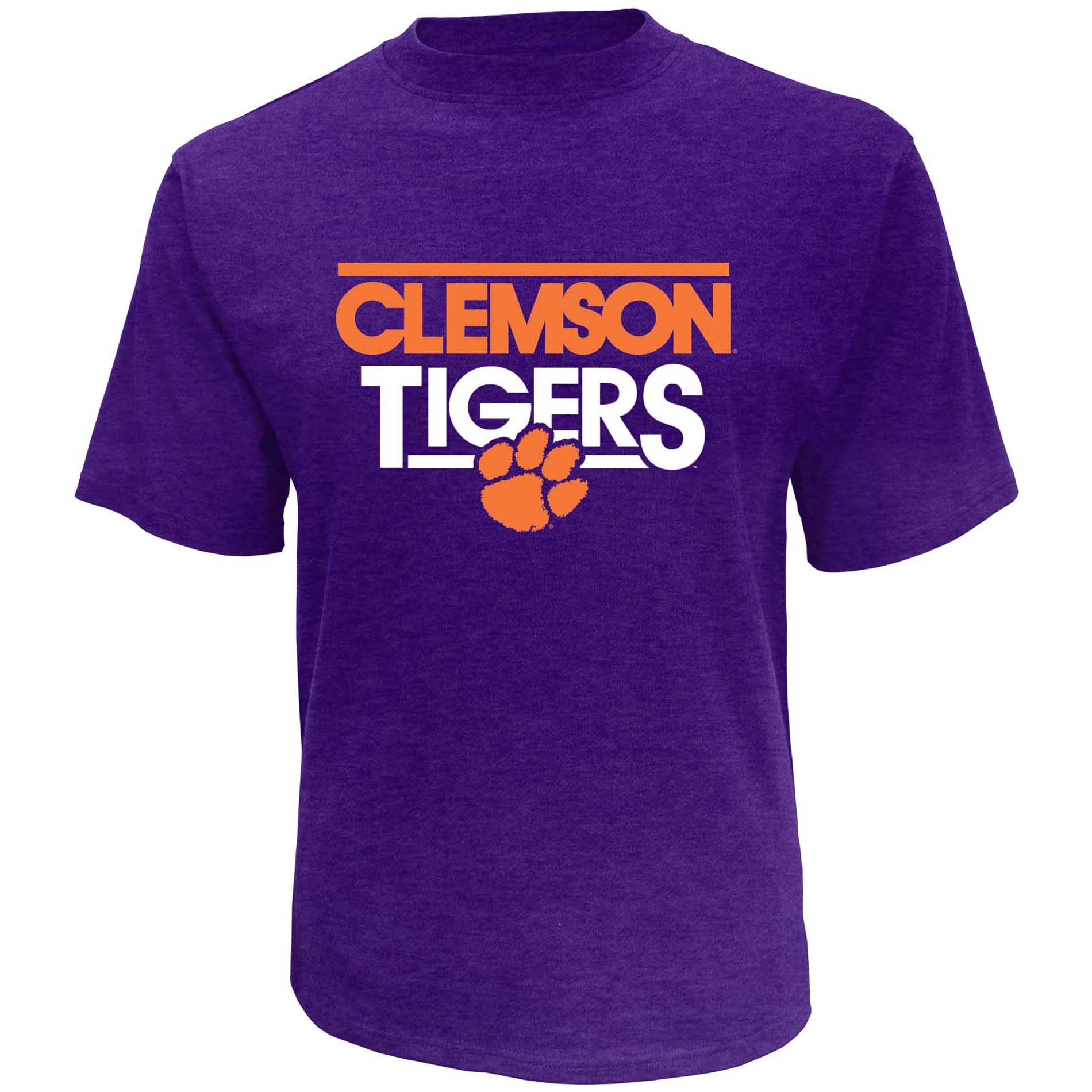 NCAA Mens' Clemson Tigers Short Sleeve Print Tee