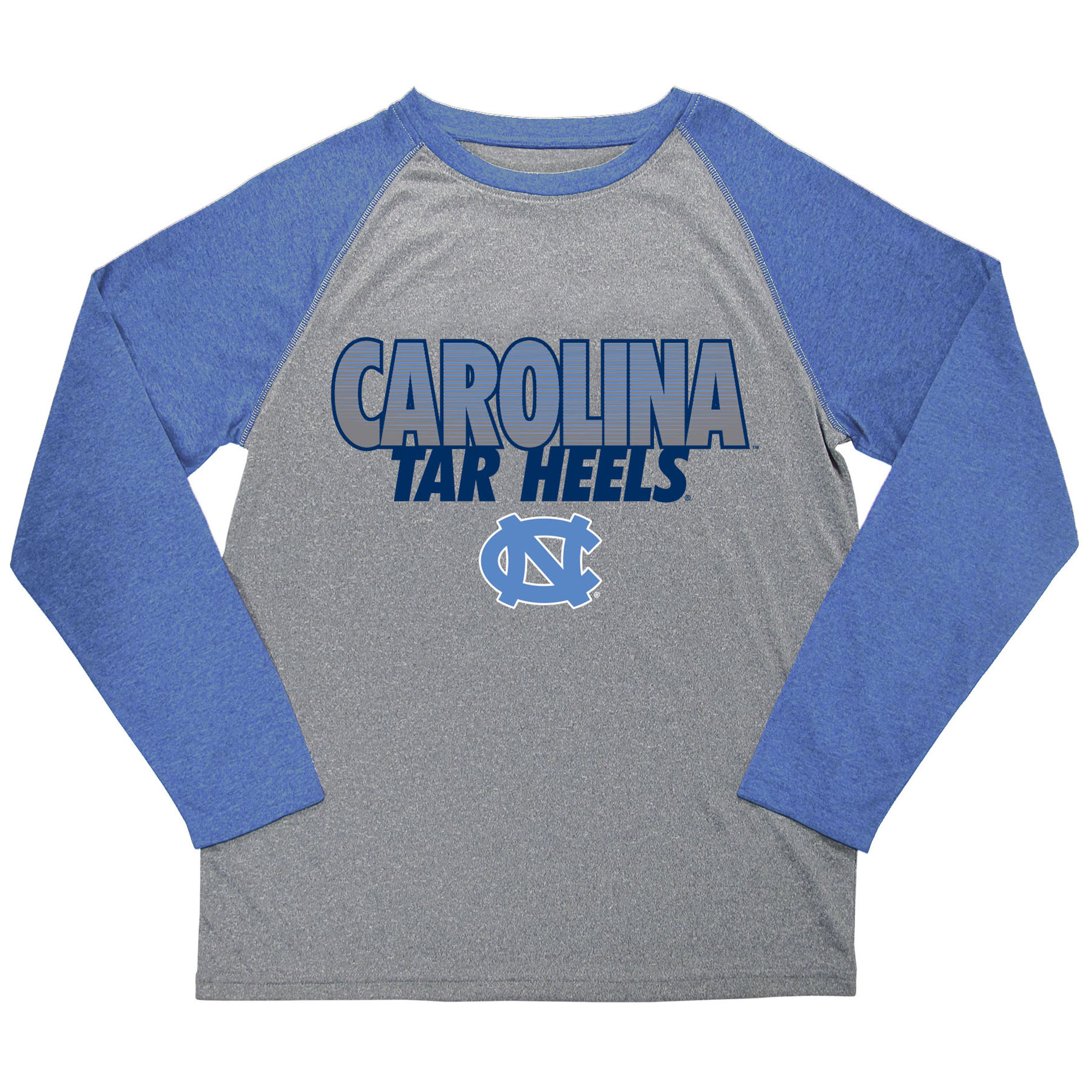 NCAA Youth North University of Carolina Tar Heels Long Sleeve Impact Tee