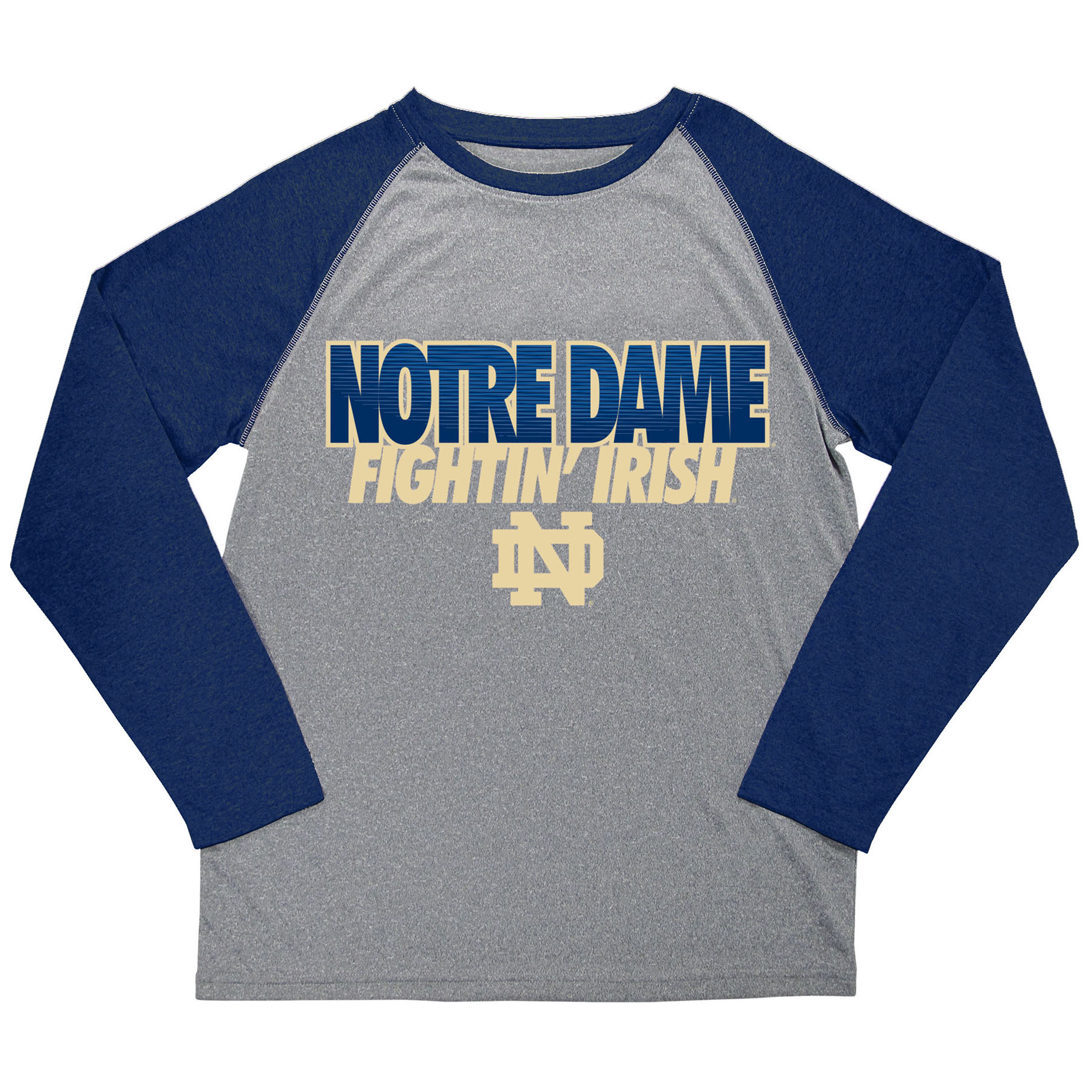 NCAA Youth University of Notre Dame Fighting Irish Long Sleeve Impact Tee