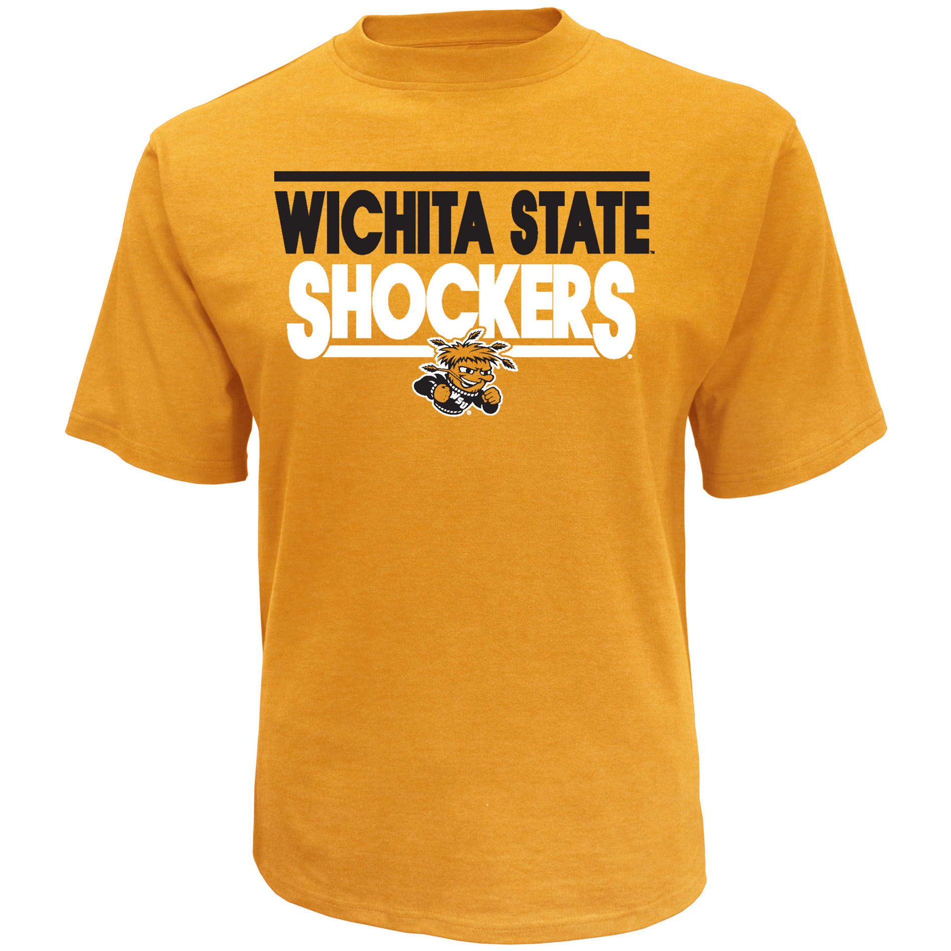 NCAA Mens' Wichita State University Shockers Short Sleeve Print Tee