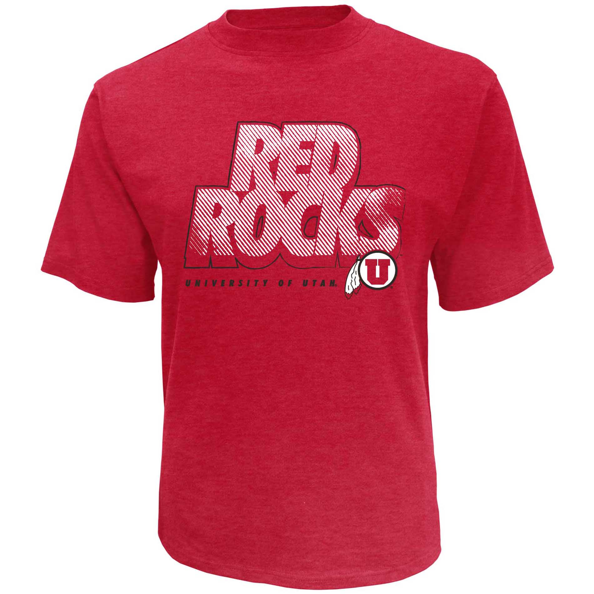 NCAA Men's Big & Tall University of Utah Utes Short Sleeve Print Tee