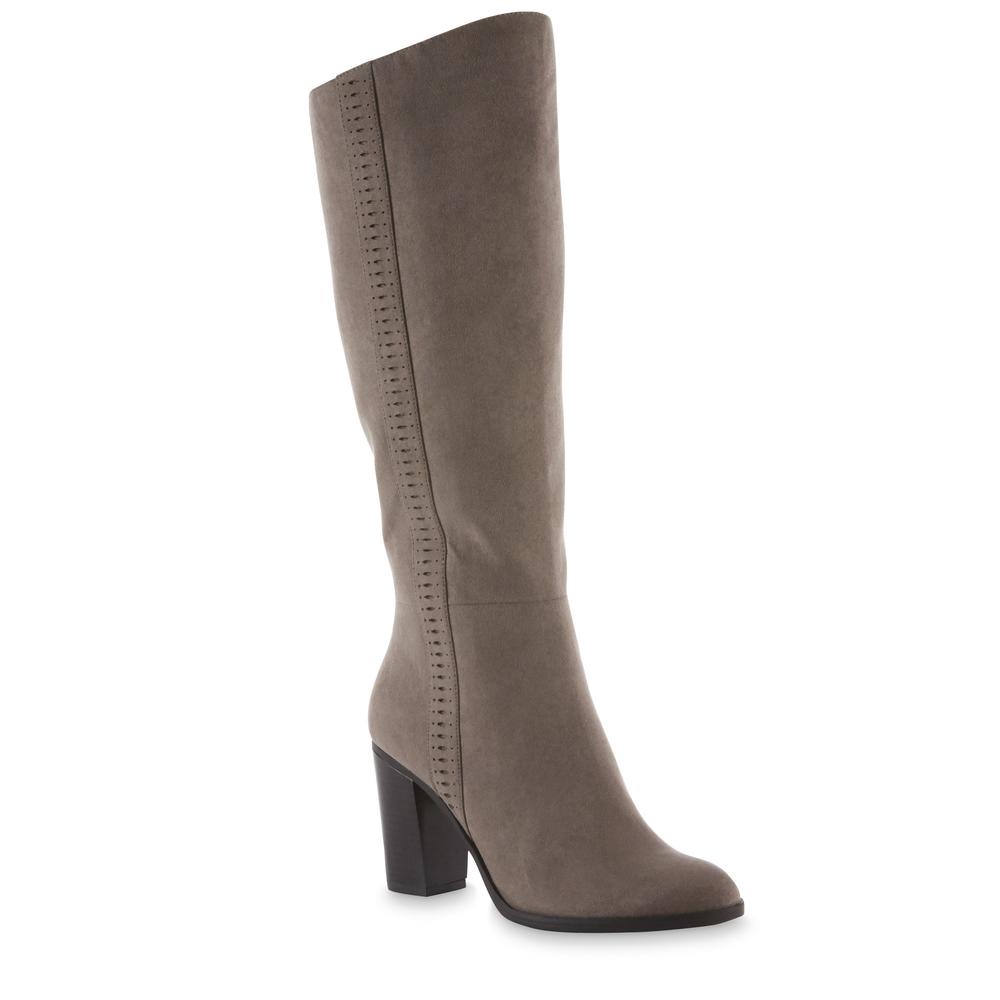 Simply Styled Women's Nora Knee-High Boot - Gray