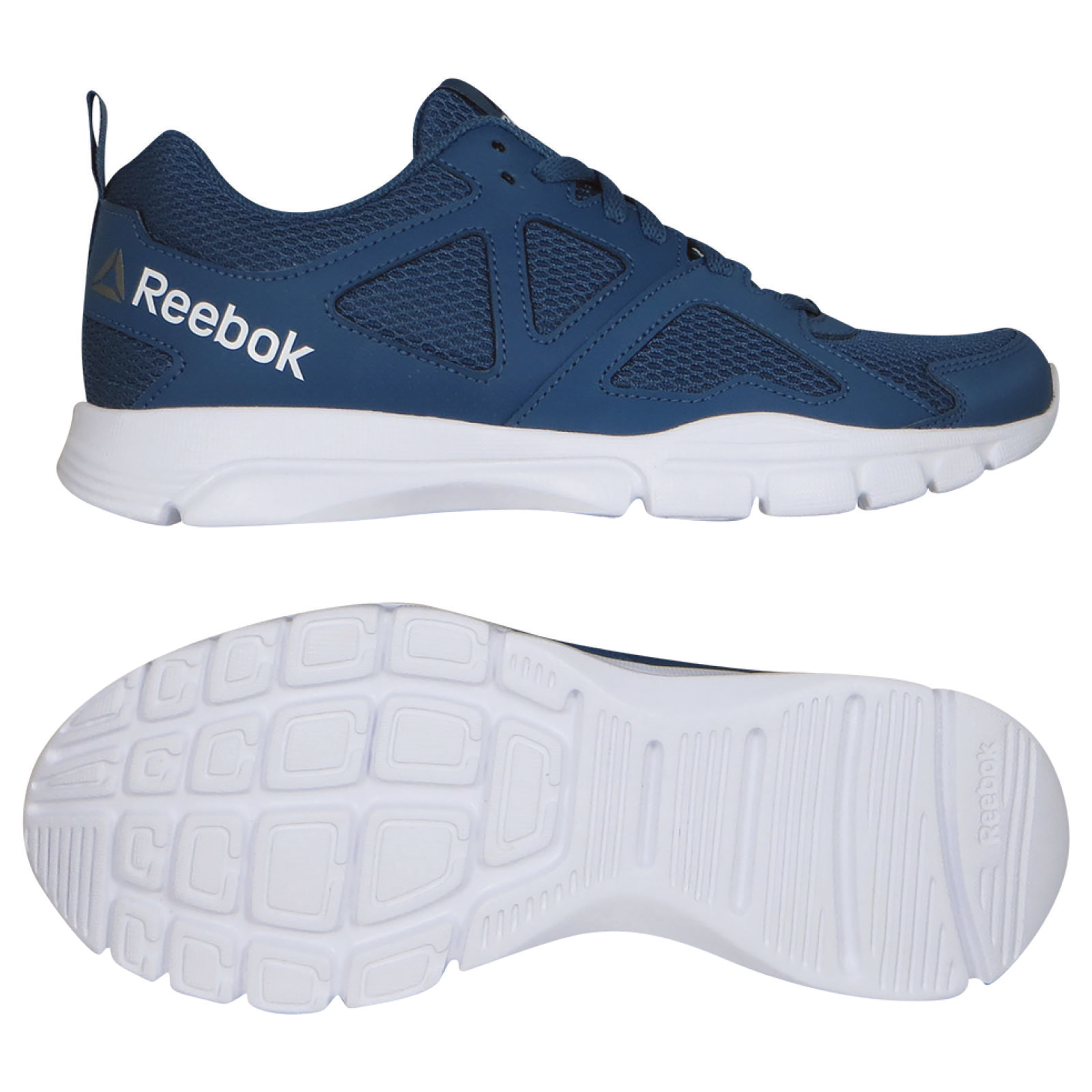 Reebok Men's Dash Train Blue Running Shoe