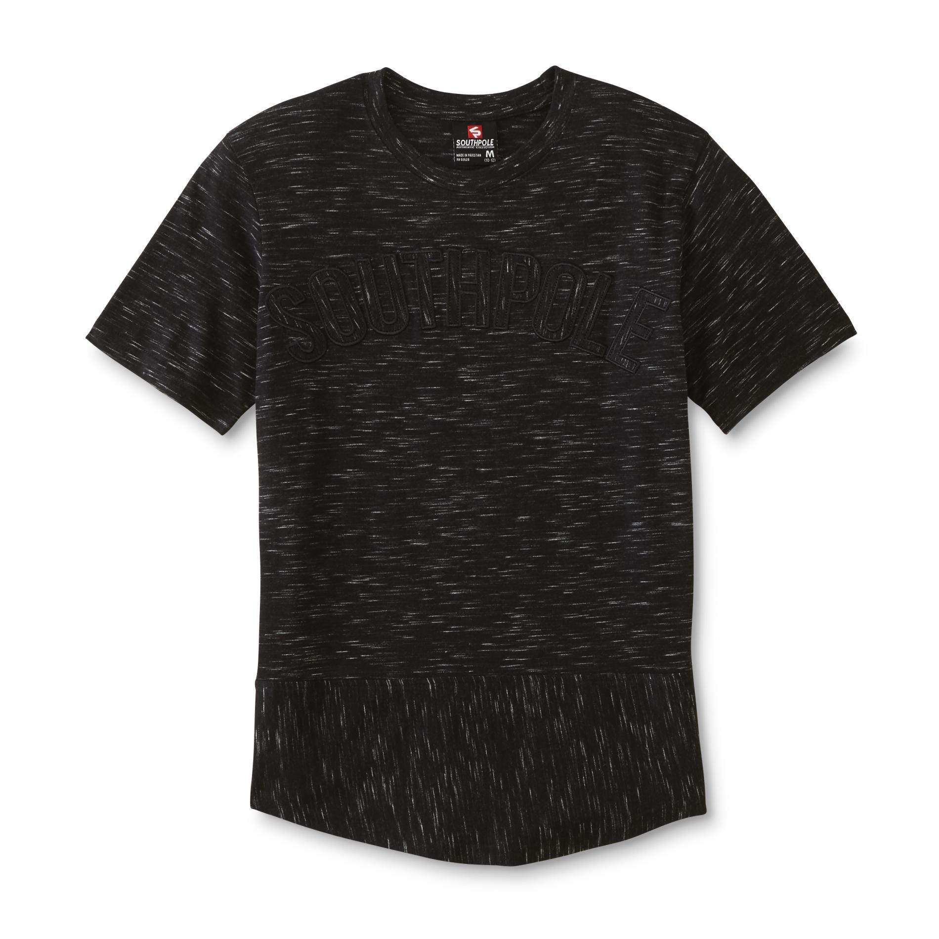 Southpole Boys' Embroidered Graphic T-Shirt - Space-Dyed