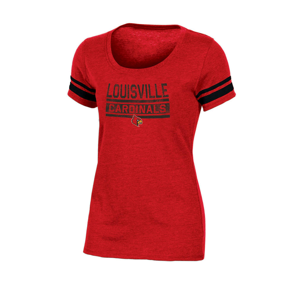 NCAA Women&#8217;s Graphic Short-Sleeve Tunic - Louisville Cardinals