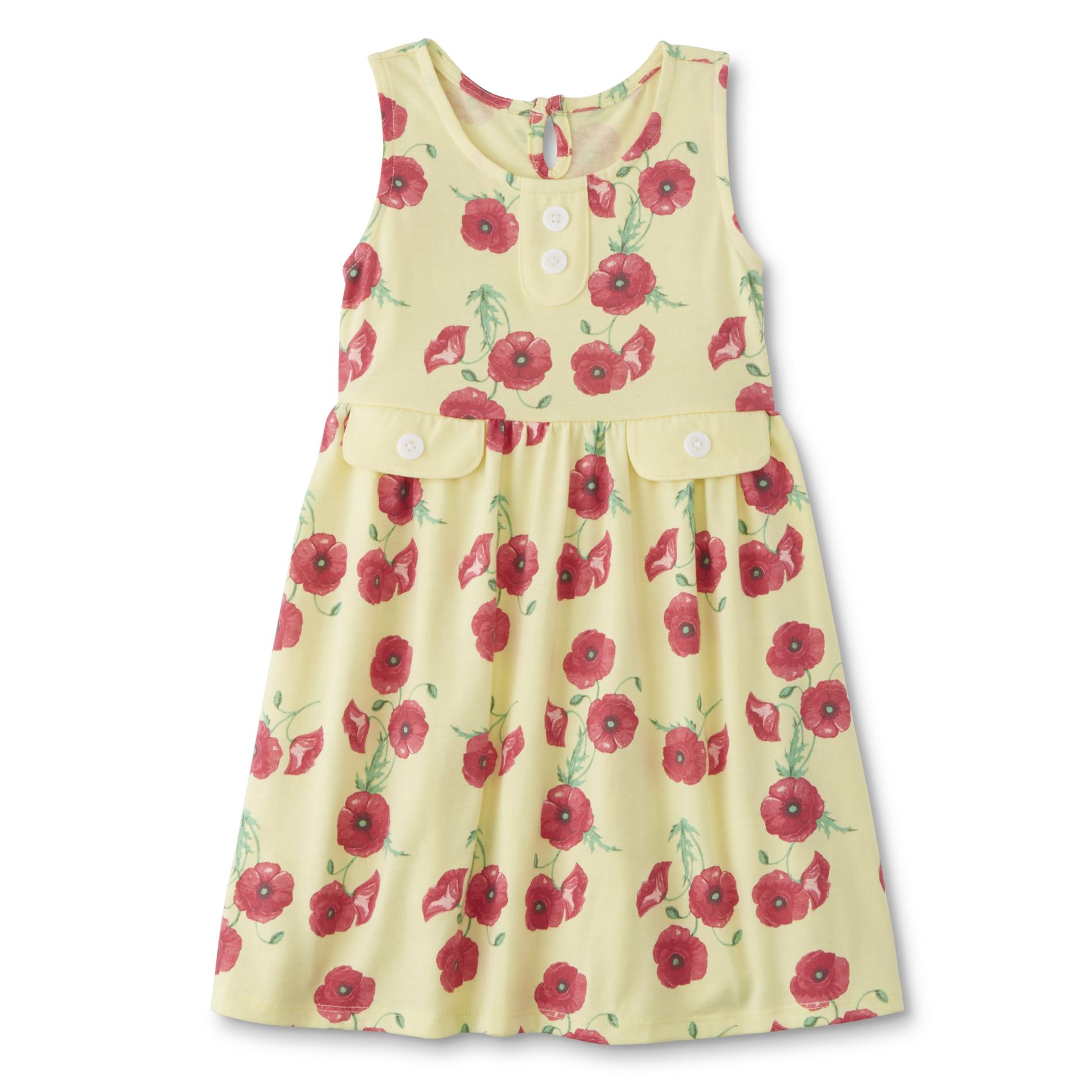 Toughskins Toddler & Infant  Girls' Sleeveless Dress - Floral