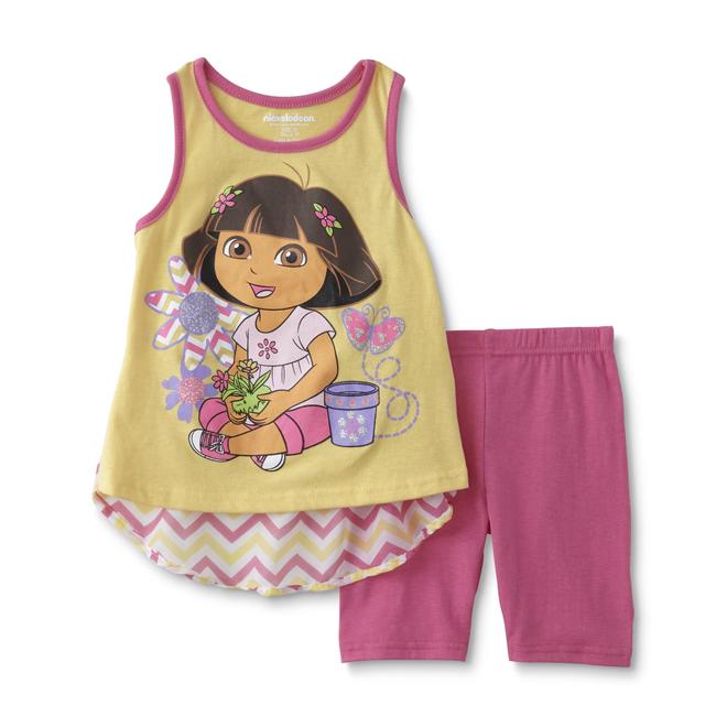 Nickelodeon Dora the Explorer Infant & Toddler Girl's Tank Top & Shorts