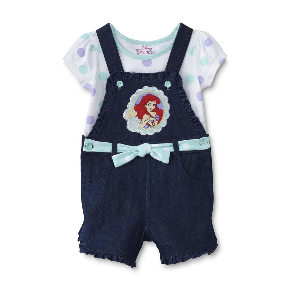 Disney The Little Mermaid Infant & Toddler Girl's Shortalls & T-Shirt