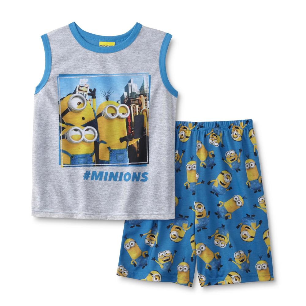 Universal Studios Minions Boy's Pajama Tank Top & Shorts