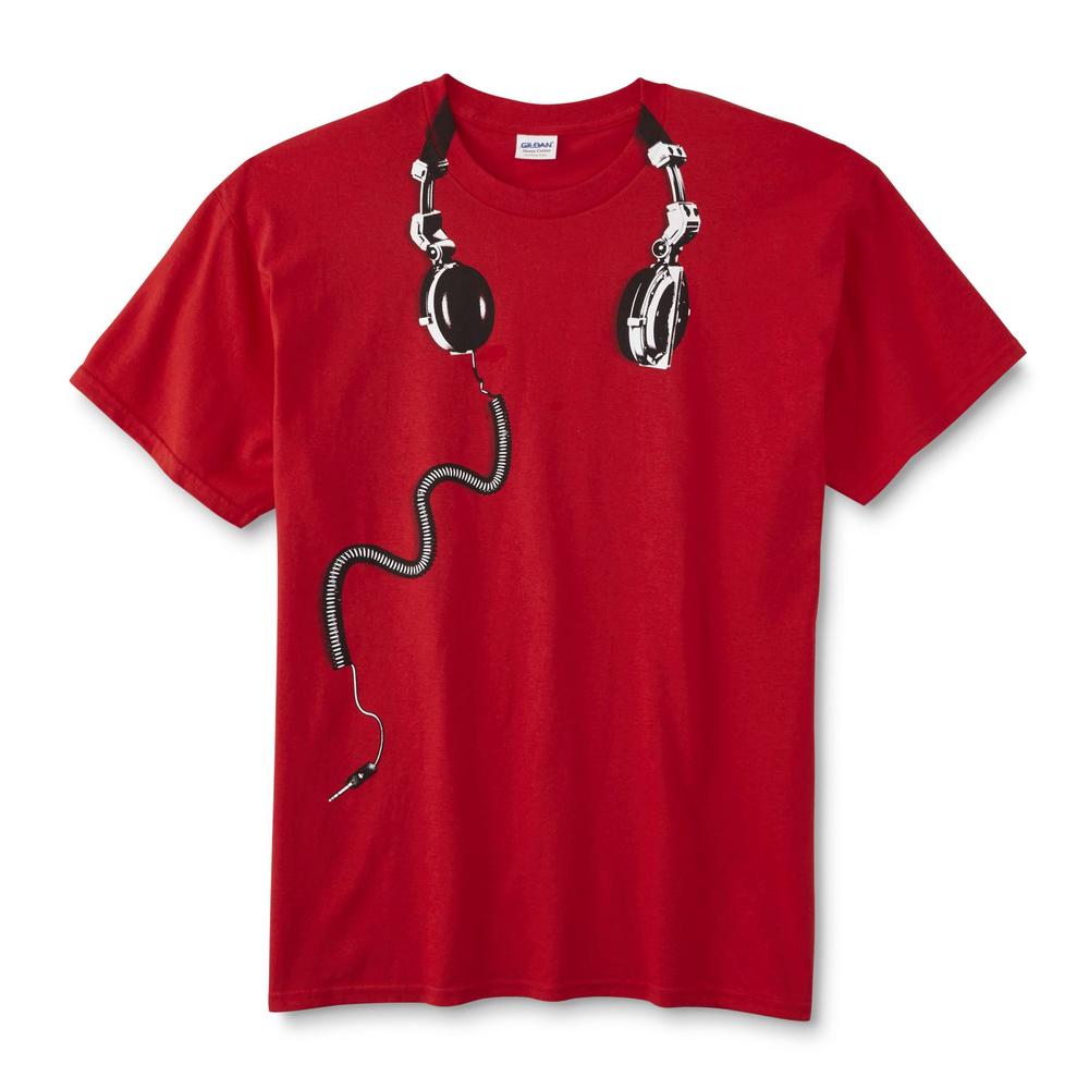 Young Men's Graphic T-Shirt - Headphones