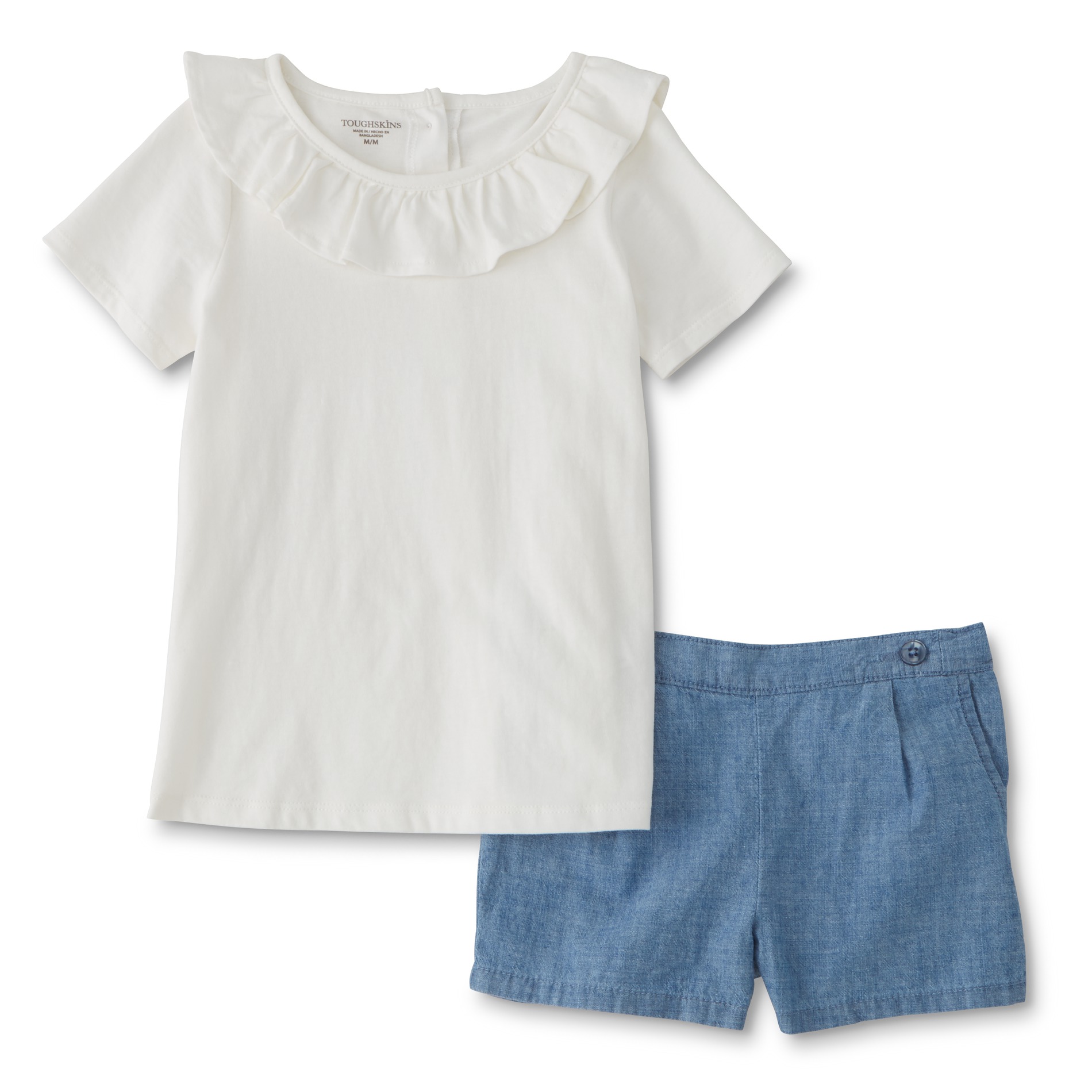 Toughskins Infant & Toddler Girls' T-Shirt & Shorts