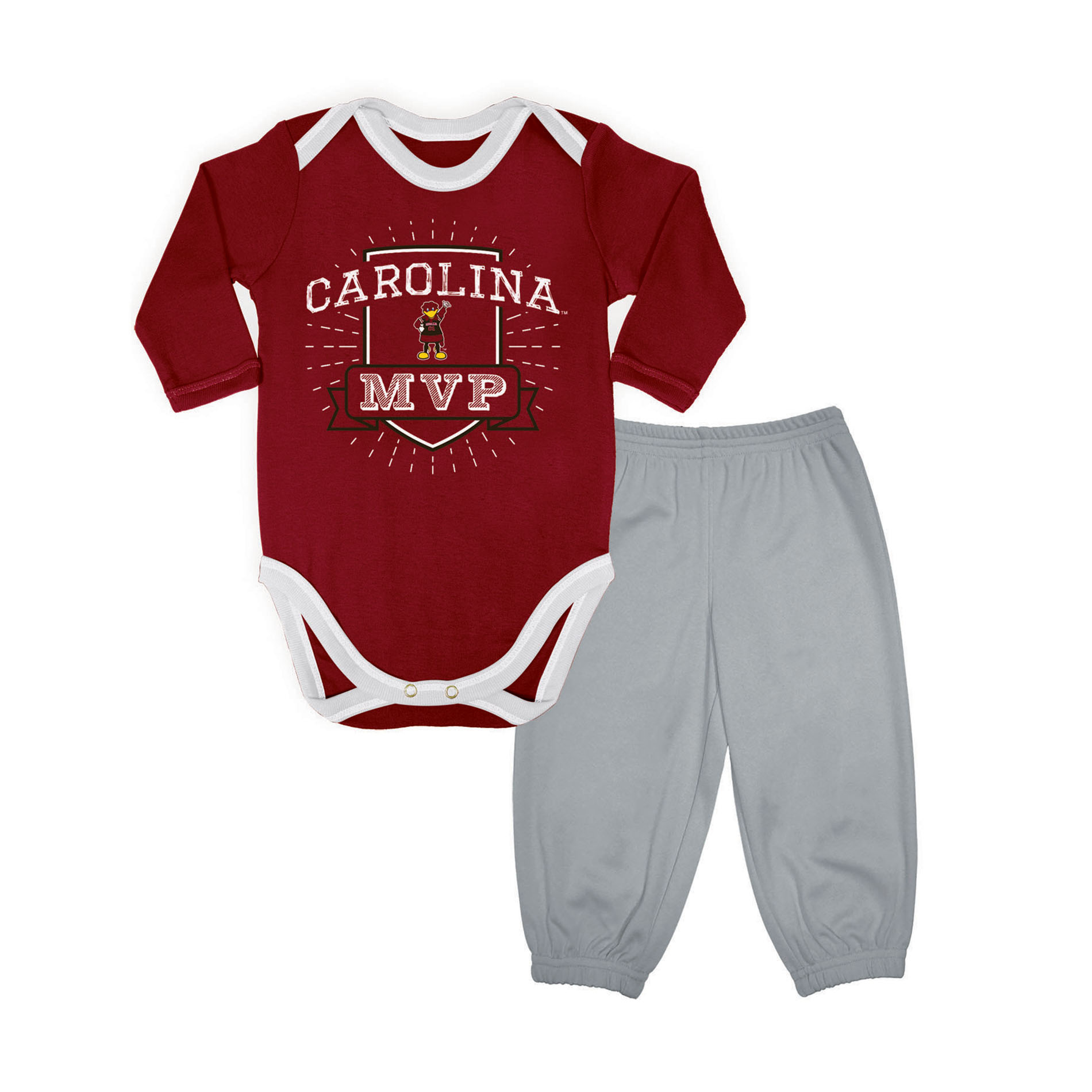 South Carolina Gamecock Baby Bodysuit and Cap
