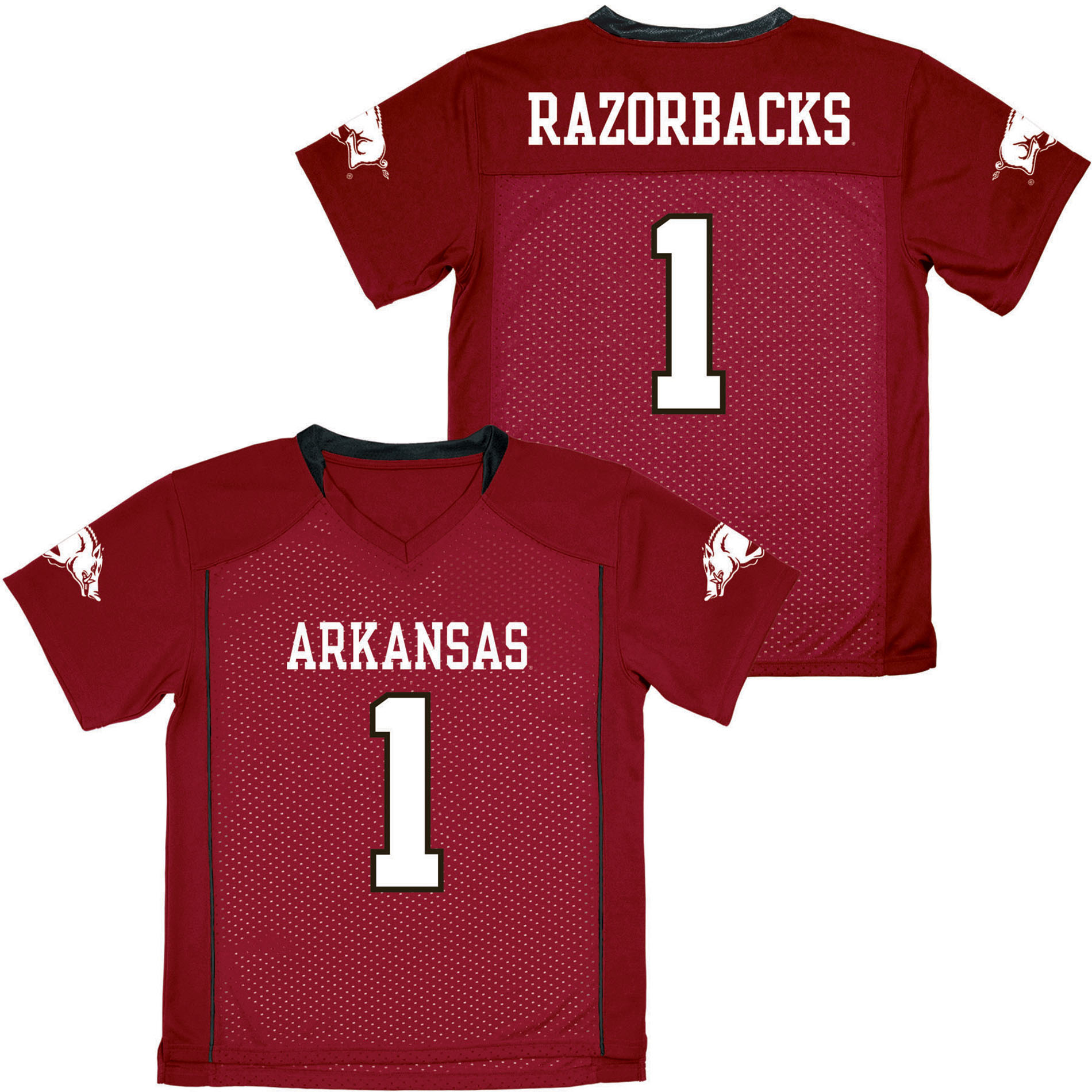 NCAA Boys&#8217; Short-Sleeve Replica Jersey - Arkansas Razorbacks