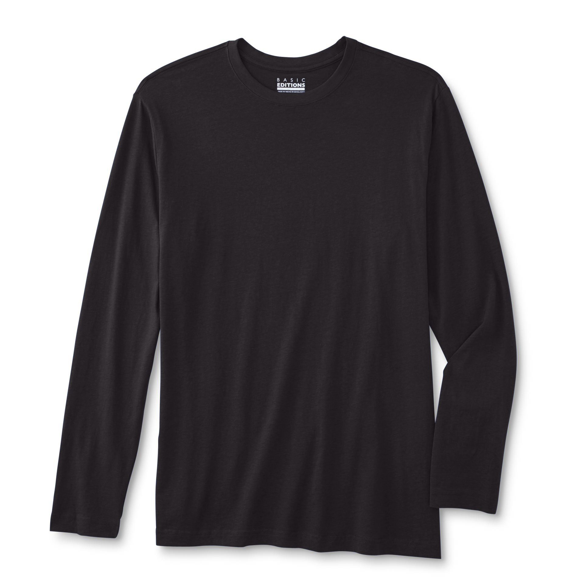 Basic Editions Men's Big and Tall Long-Sleeve T-Shirt | Shop Your Way ...