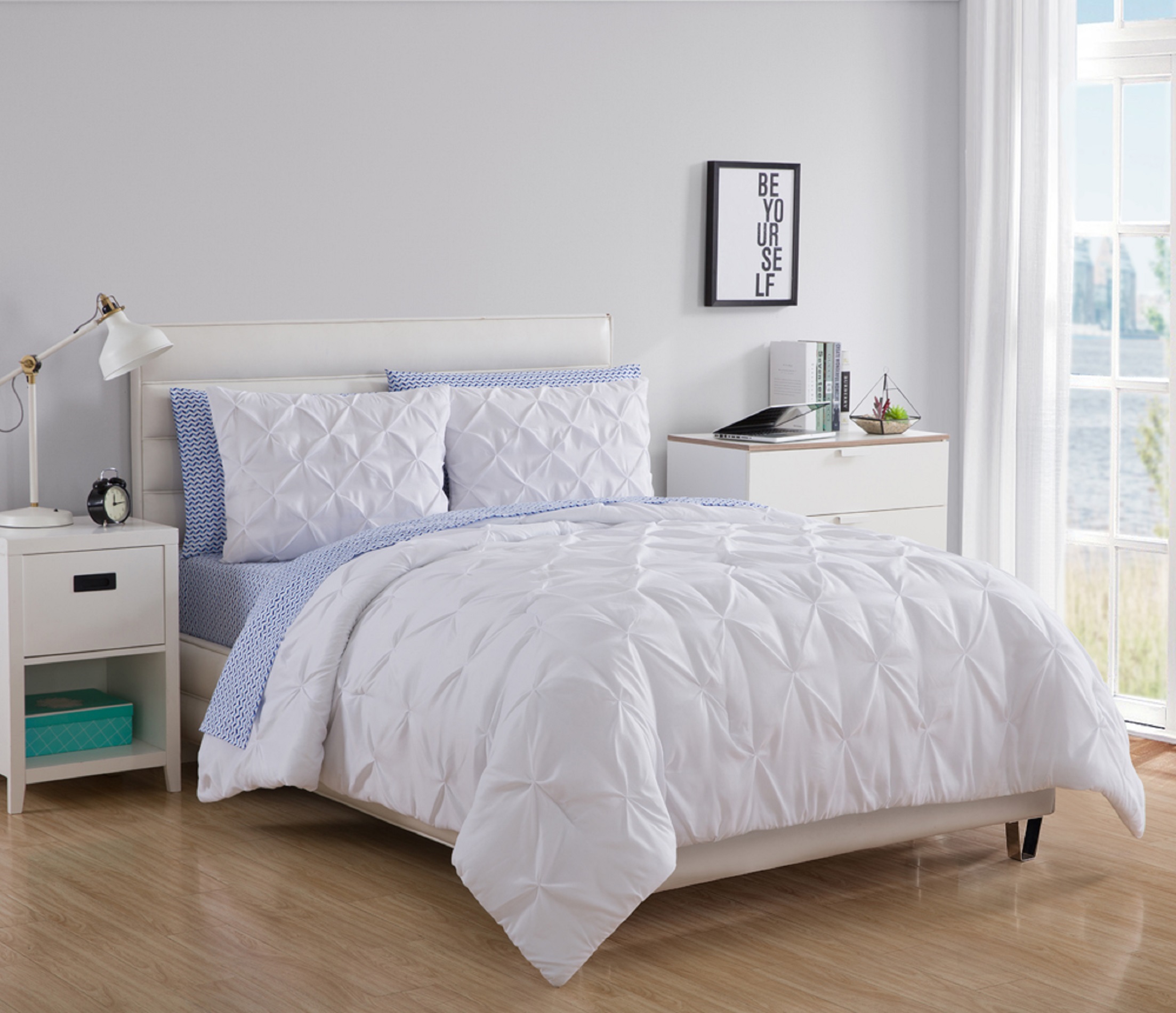 Joe Boxer Blue Chevron Sheet Set, Size: Full Joe Boxer Blue Chevron Sheet Set, Size: Full