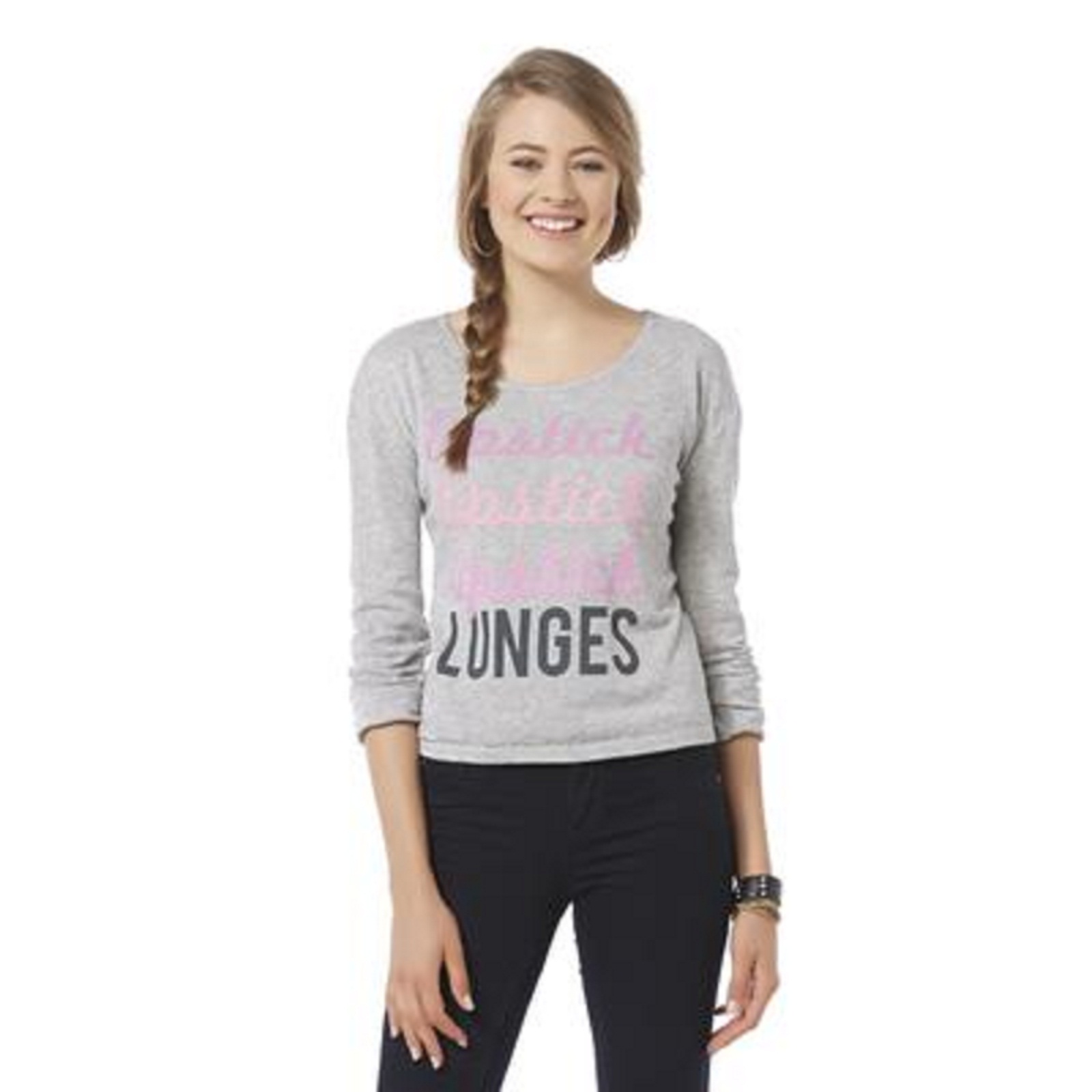 5th Sun Junior's Long-Sleeve Top - Lunges