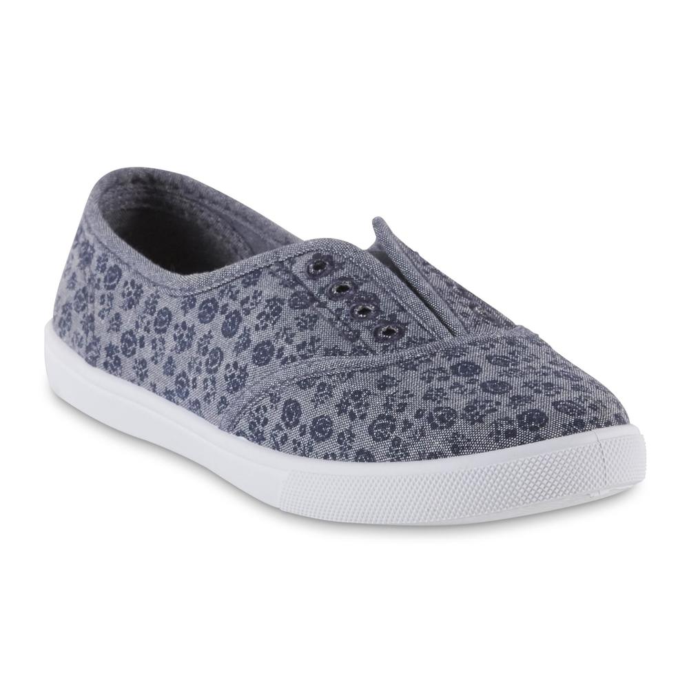 Basic Editions Women's Abriana Slip-On Sneaker - Blue Floral