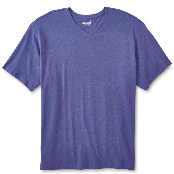 Basic Editions Men's Big & Tall V-Neck T-Shirt