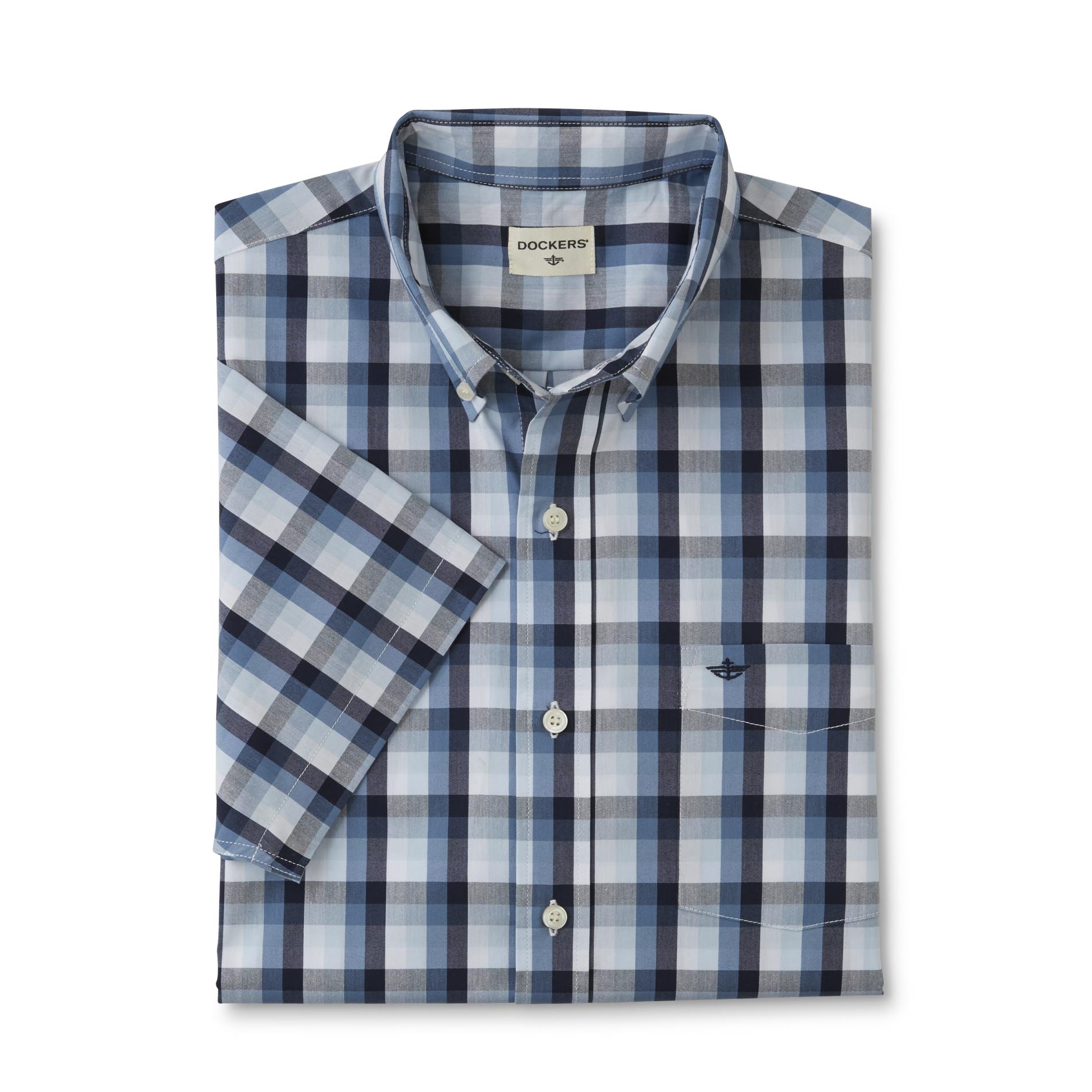 Dockers Men's Comfort Stretch Dress Shirt - Checkered