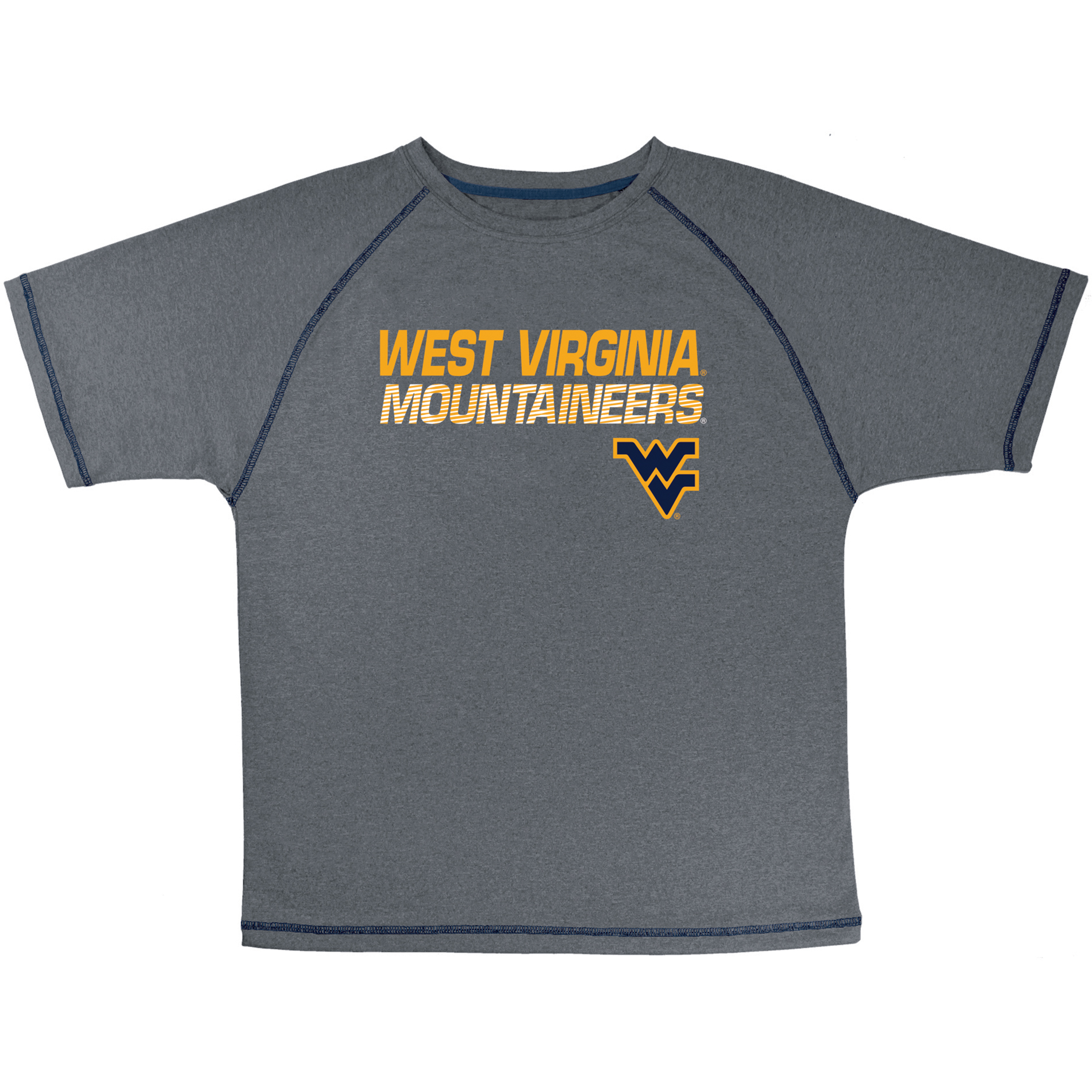 NCAA Toddler Boys&#8217; Short-Sleeve Raglan T-Shirt - West Virginia Mountaineers