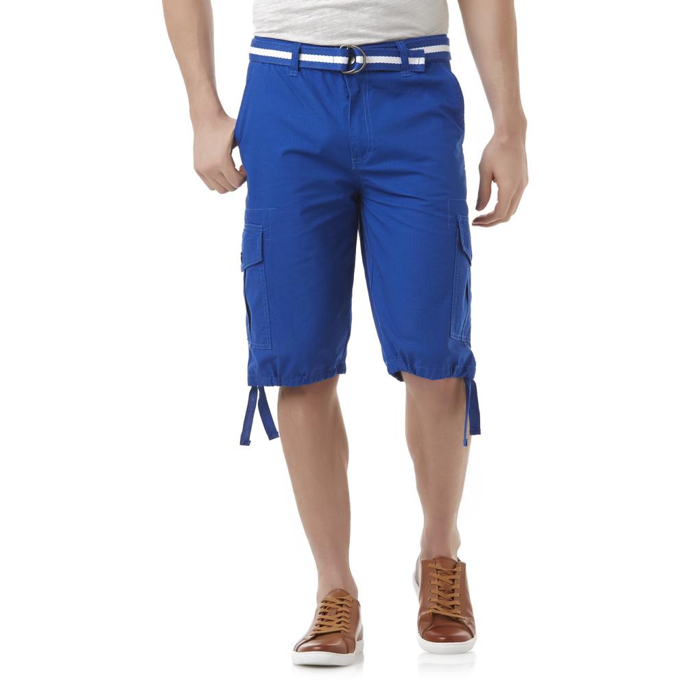 Southpole Young Men's Ripstop Cargo Shorts & Belt