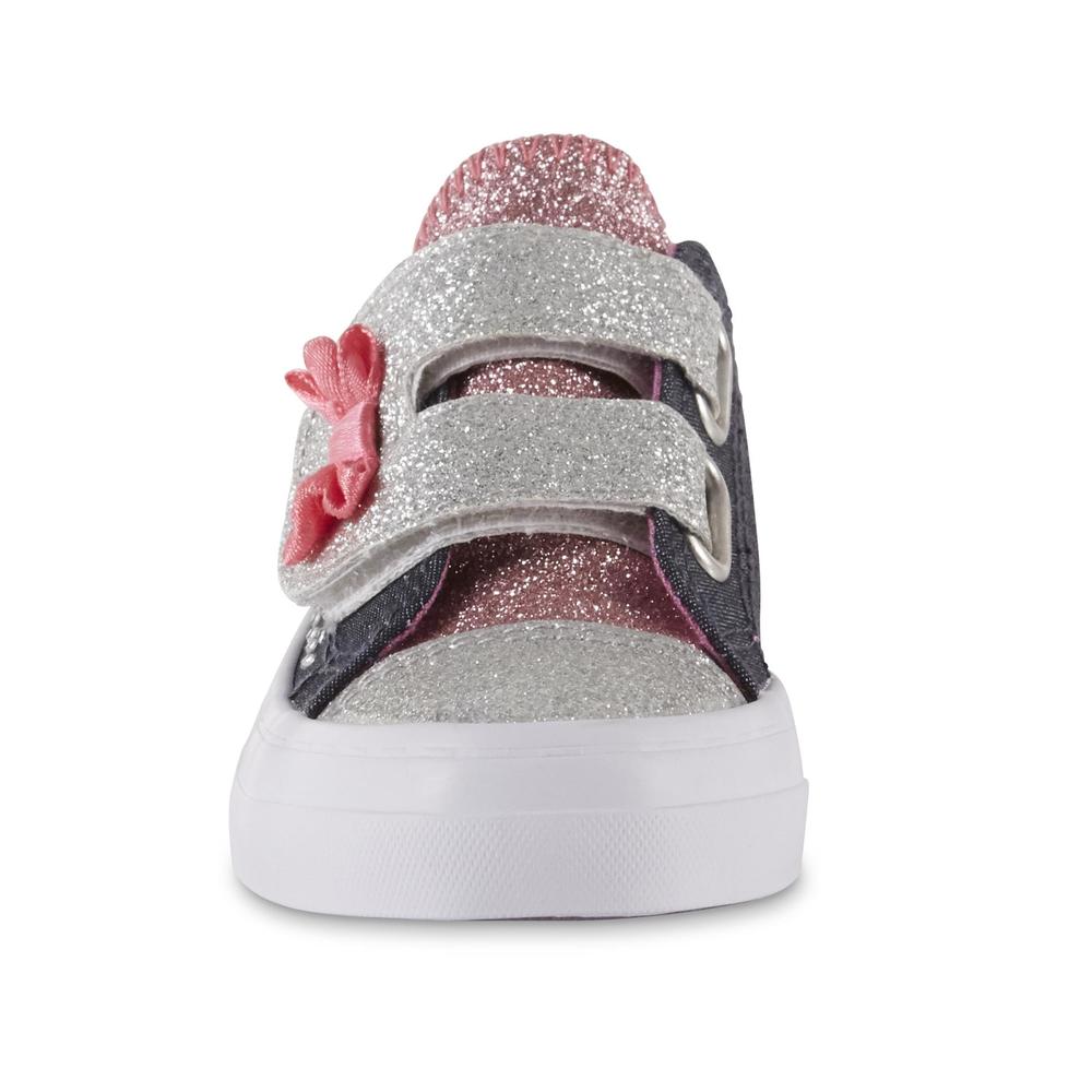 CRB Girl Toddler Girls' Nova Blue/Pink Embellished Sneaker