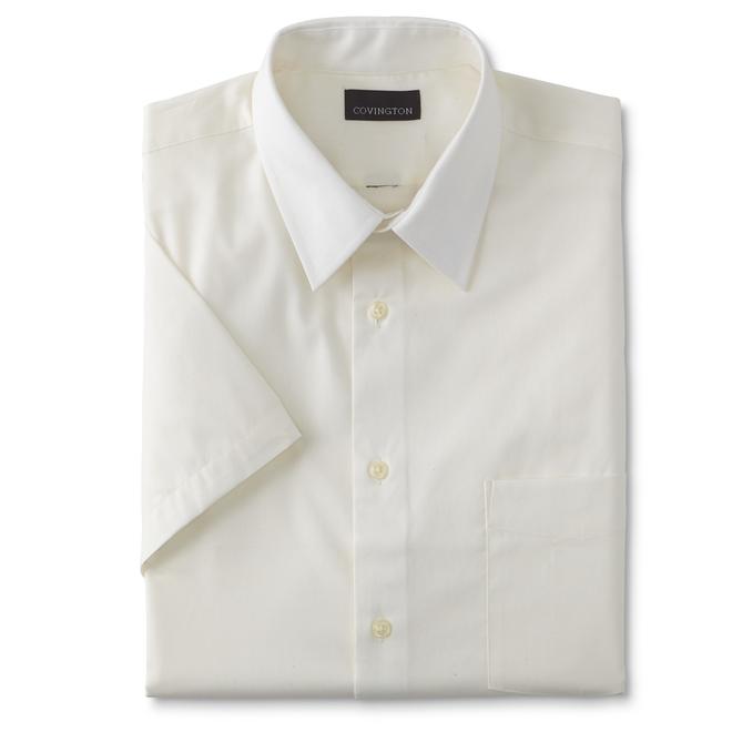 Covington Men's Short-Sleeve Oxford Dress Shirt
