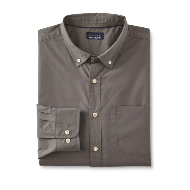 Basic Editions Men's Big and Tall Easy-Care Dress Shirt