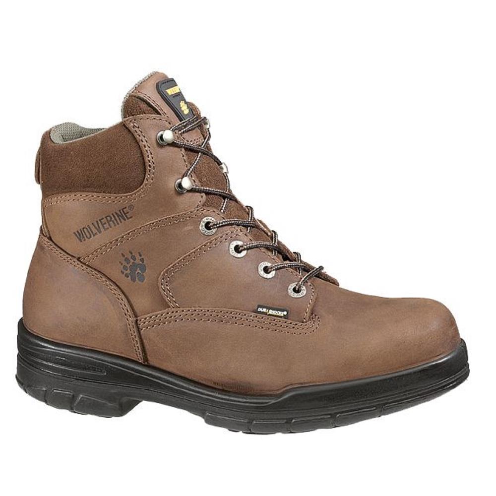 Wolverine Men's Work Boots DuraShocks Leather 6" Brown W02038
