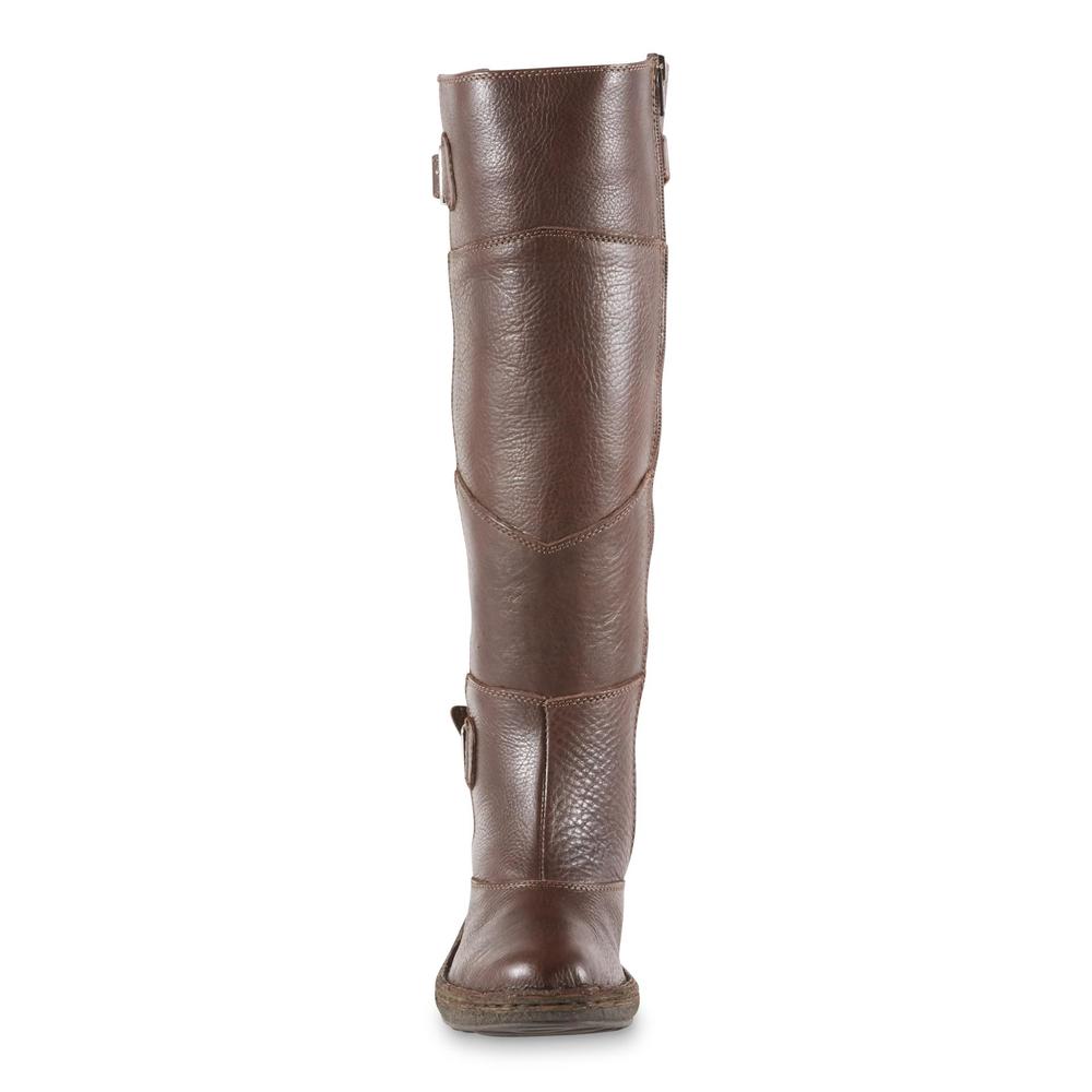 Lobo Solo Women's Kansas Leather Above-the-Knee Boot - Brown
