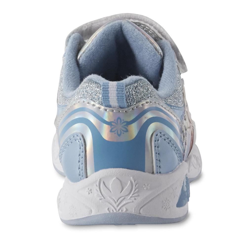Disney Toddler Girls' Frozen Light-Up Sneakers - Blue