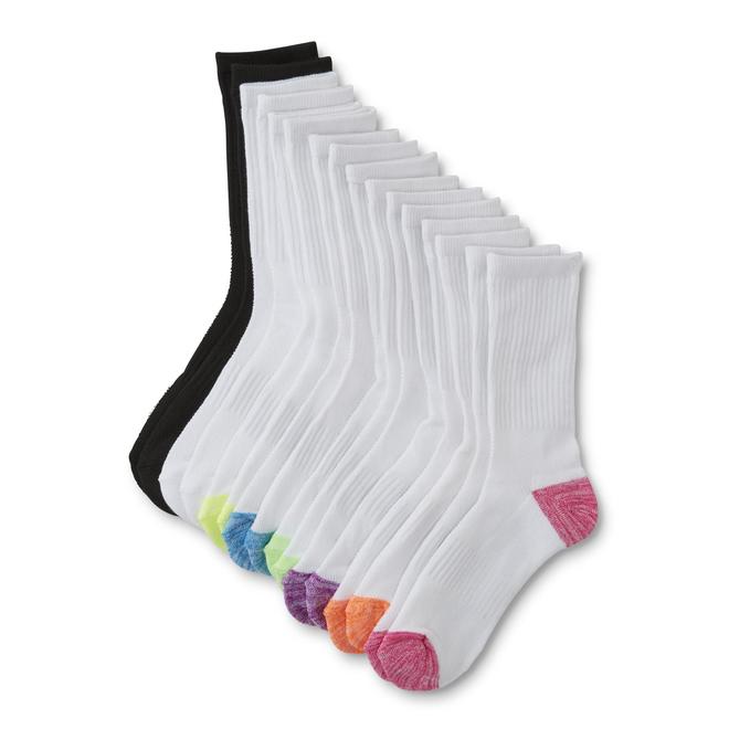 Athletech Women's 10Pairs Athletic Crew Socks