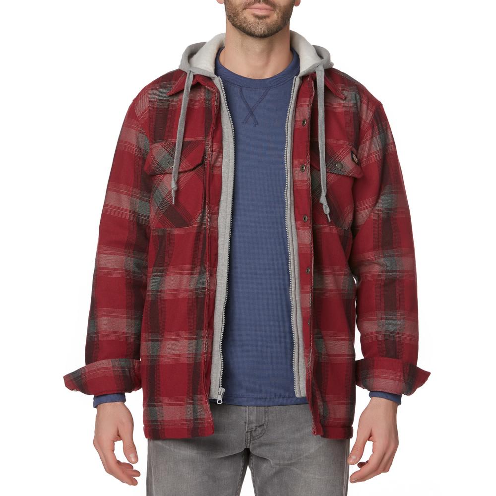Dickies Young Men's Layered-Look Jacket - Plaid