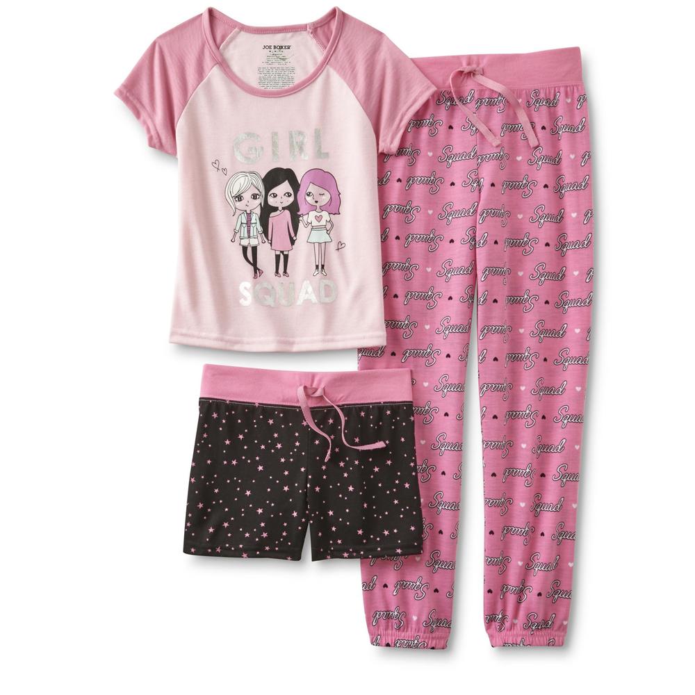 Joe Boxer Girls' Pajama Top & Pants - Girl Squad