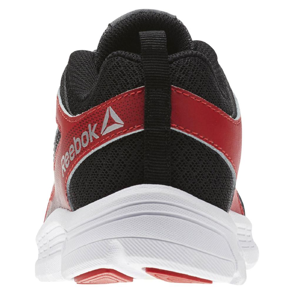 Reebok Boys' Run Supreme 2.0 Running Shoe - Gray/Red/Black