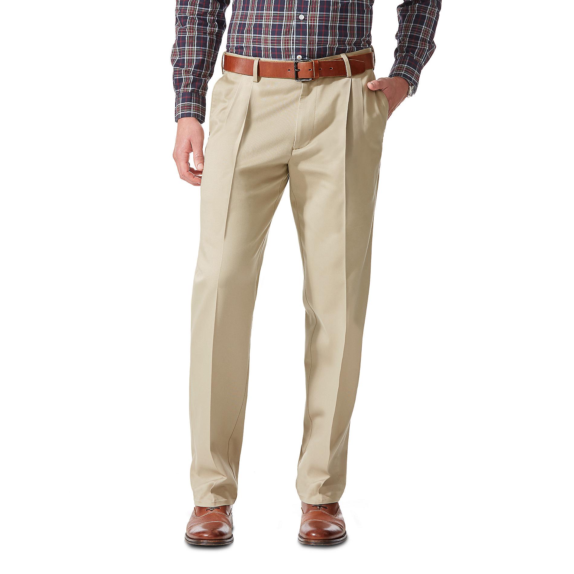 Dockers Men's Comfort Khaki Classic Fit Pants - Pleated D3